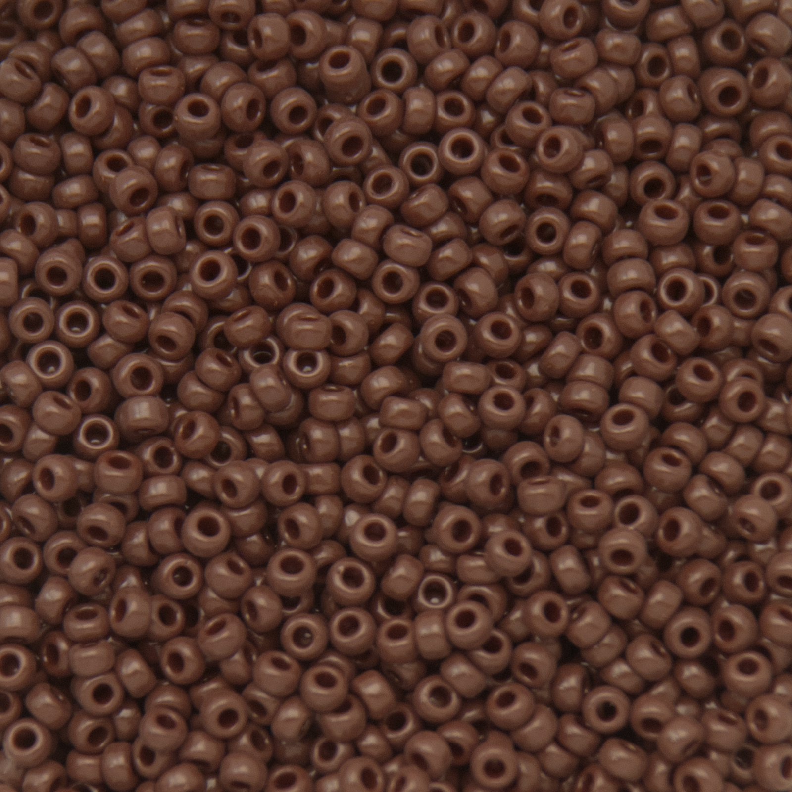 miyuki rocailles 11/0 - opaque red brown (419) | 10gr