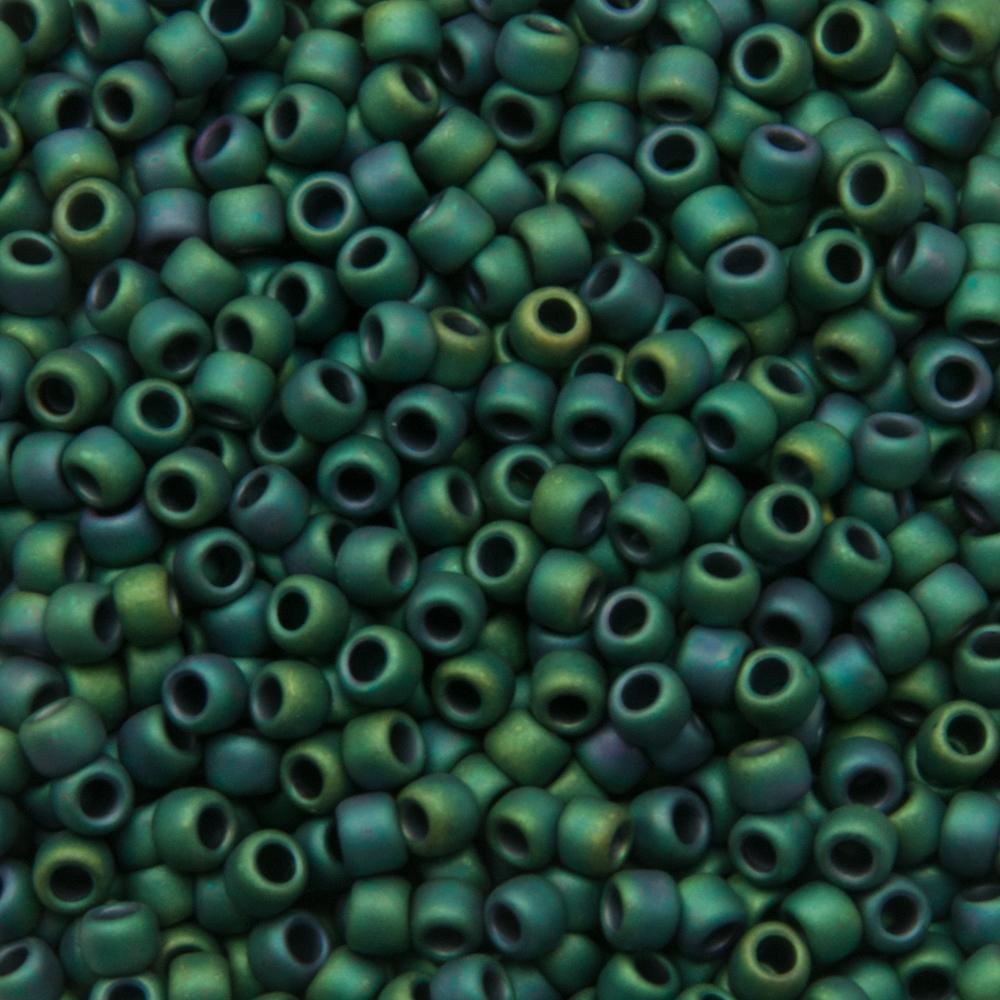 saatperlen toho 8/0 matte color iris teal (706) | 10gr