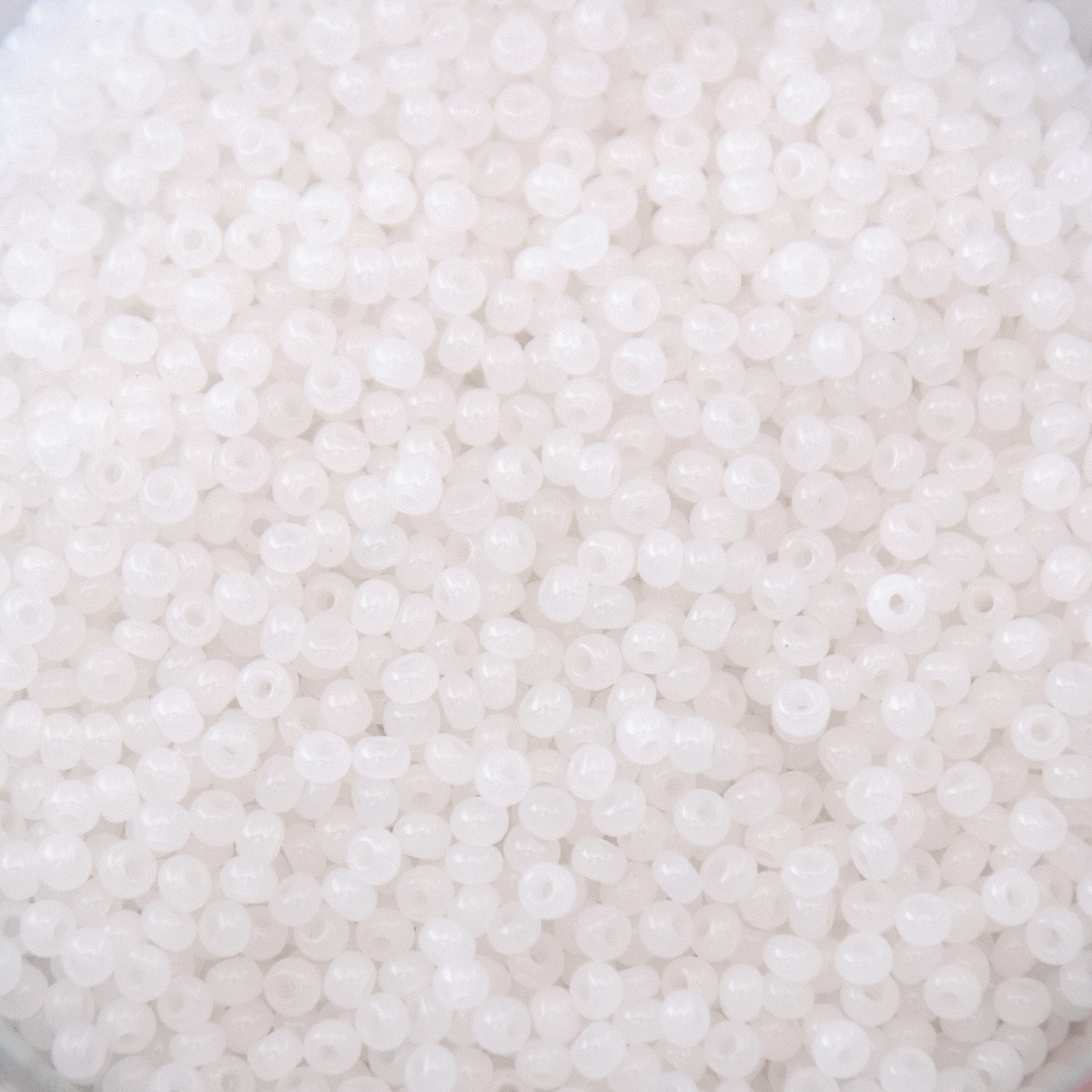 preciosa seed bead rocailles 11/0 opal white | 40gr