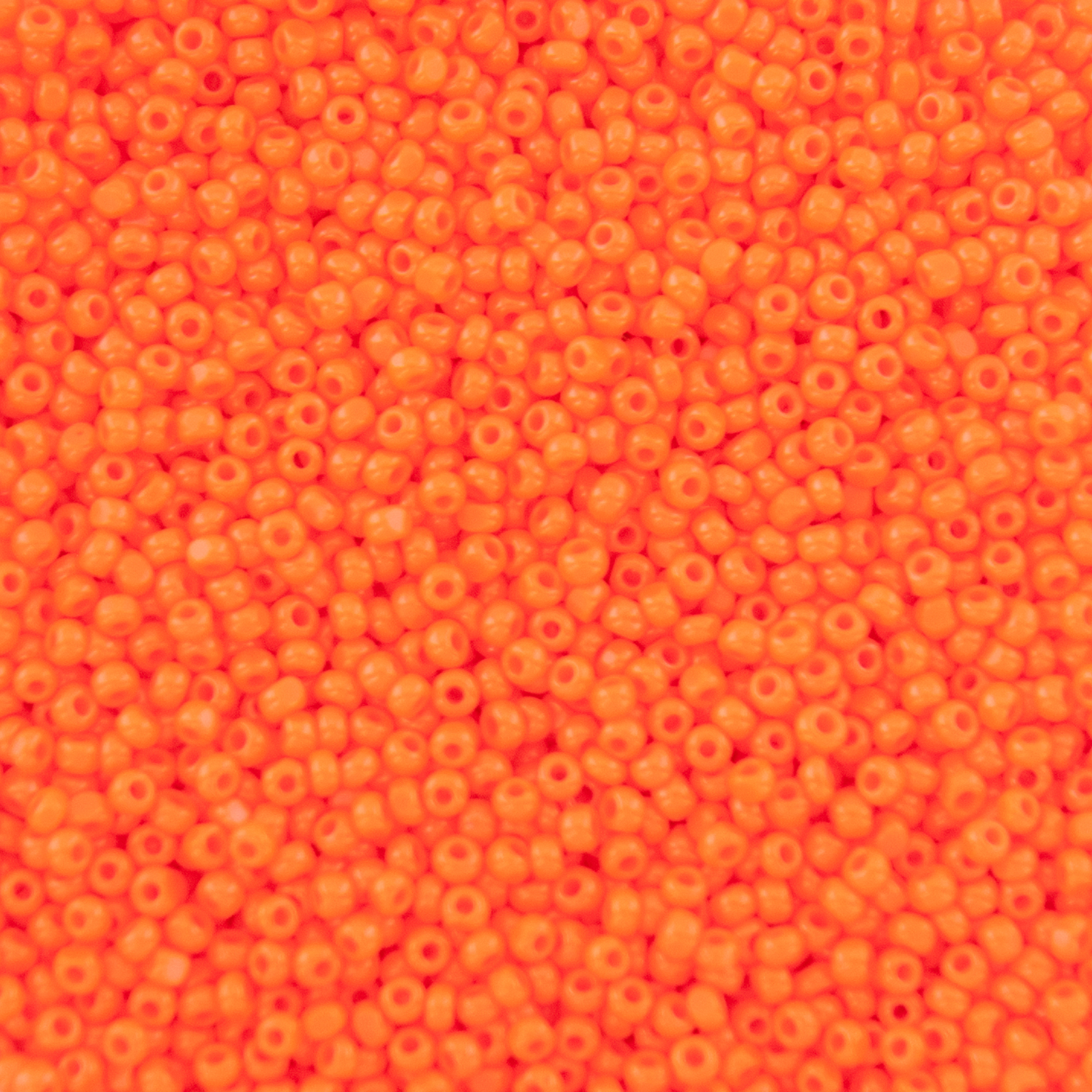 preciosa seed bead charlotte 13/0 opaque orange | 10gr