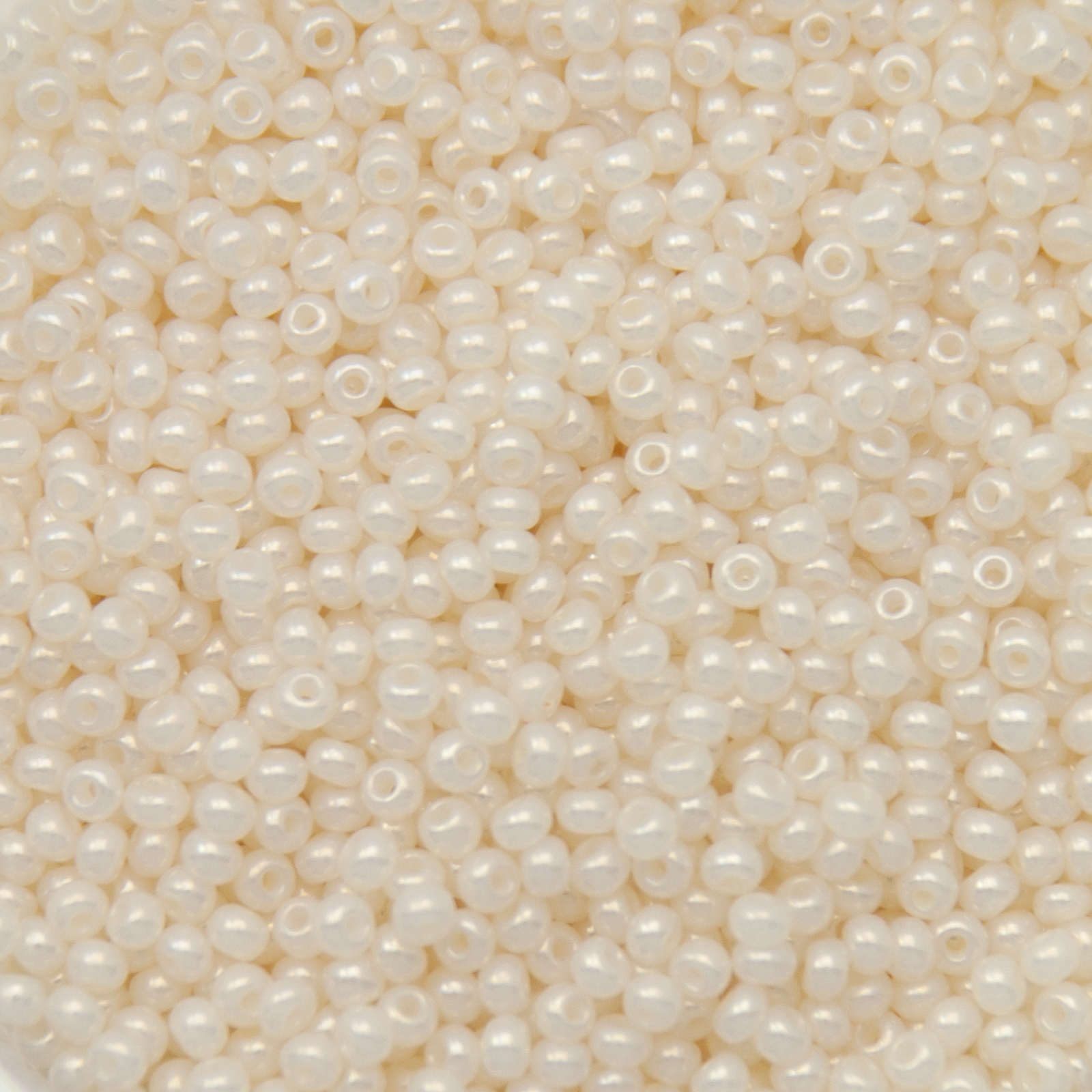 sattperlen preciosa rocailles 11/0 pearl off white | 40gr