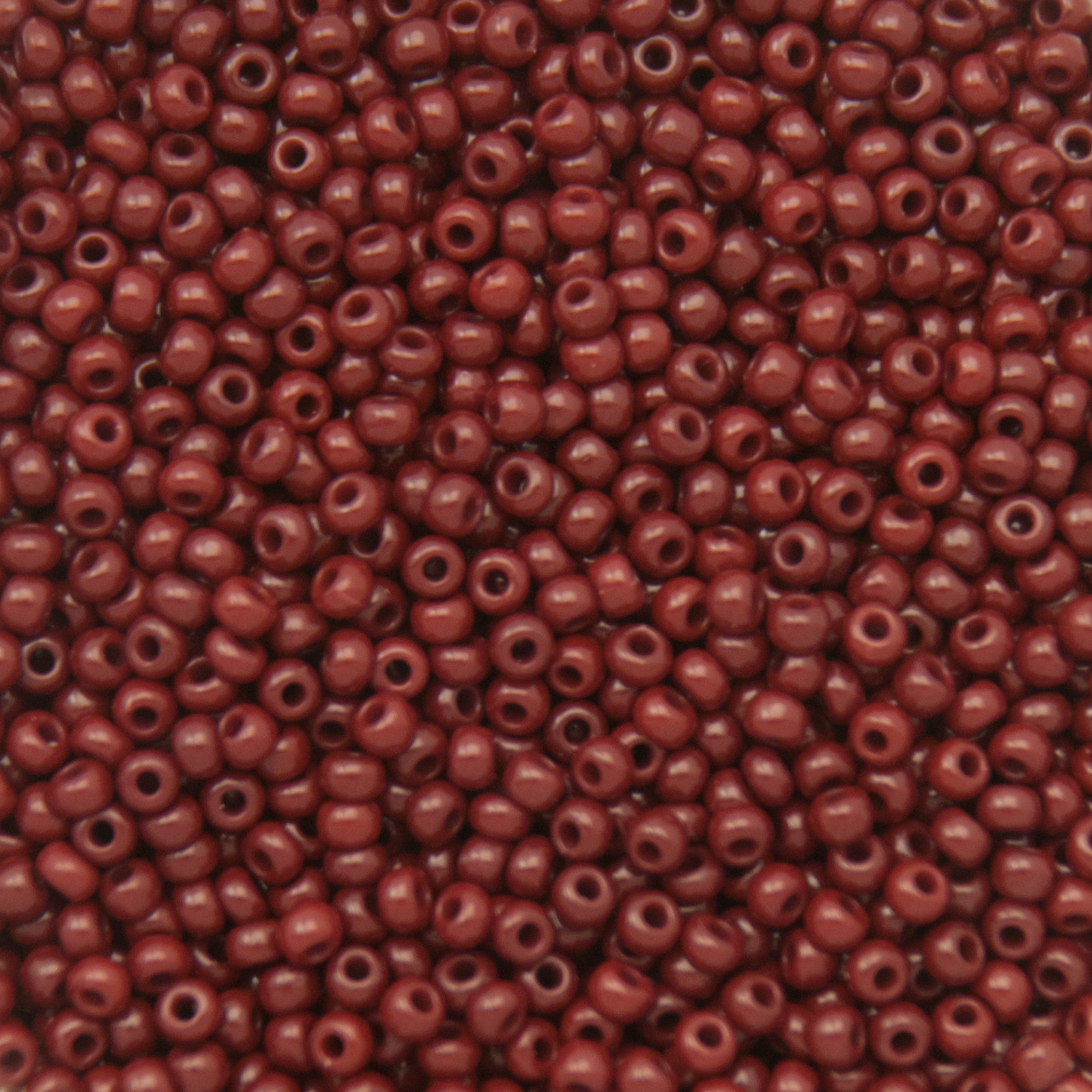 sattperlen preciosa rocailles 11/0 opaque dark garnet | 40gr