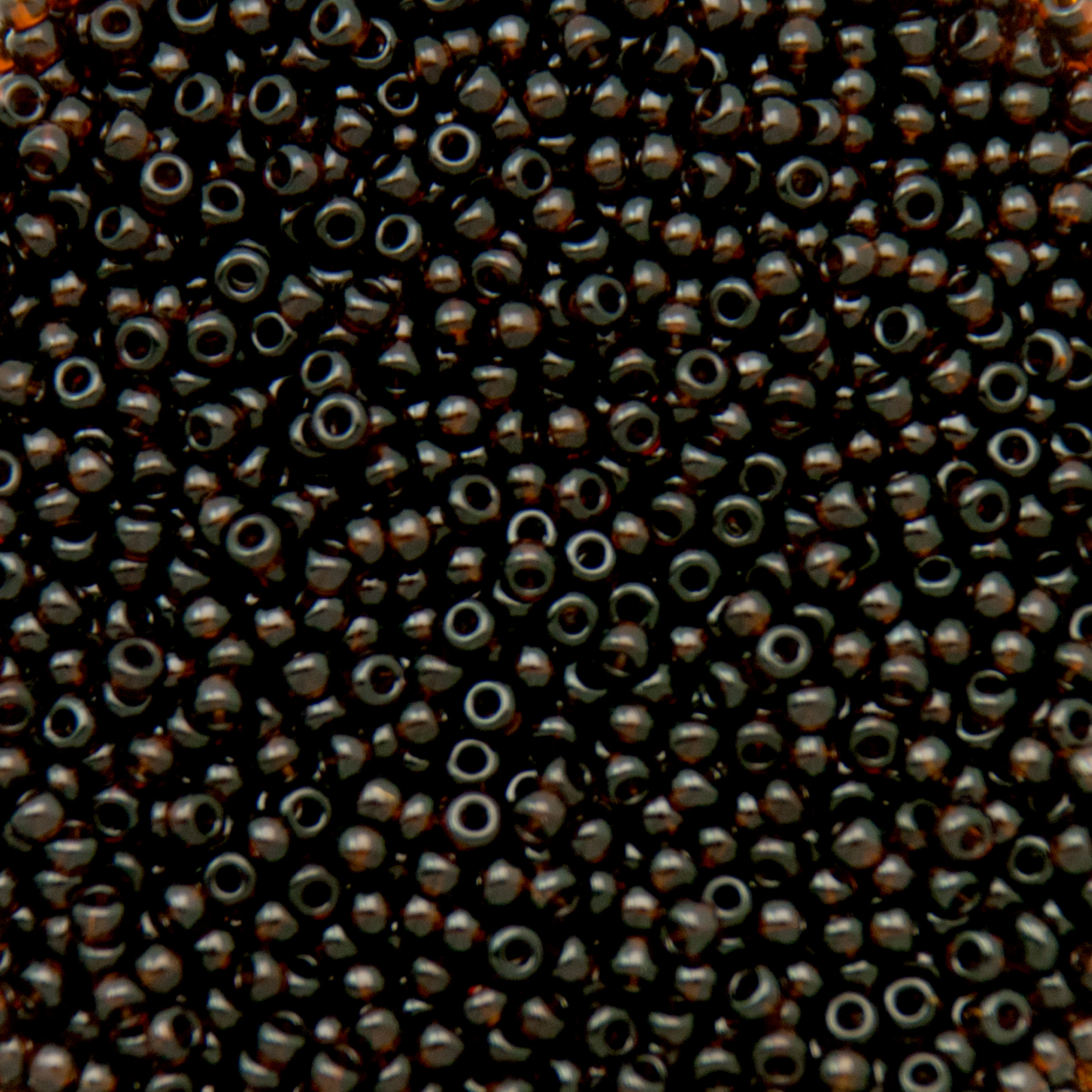 preciosa seed bead rocailles 11/0 dark topaz | 40gr