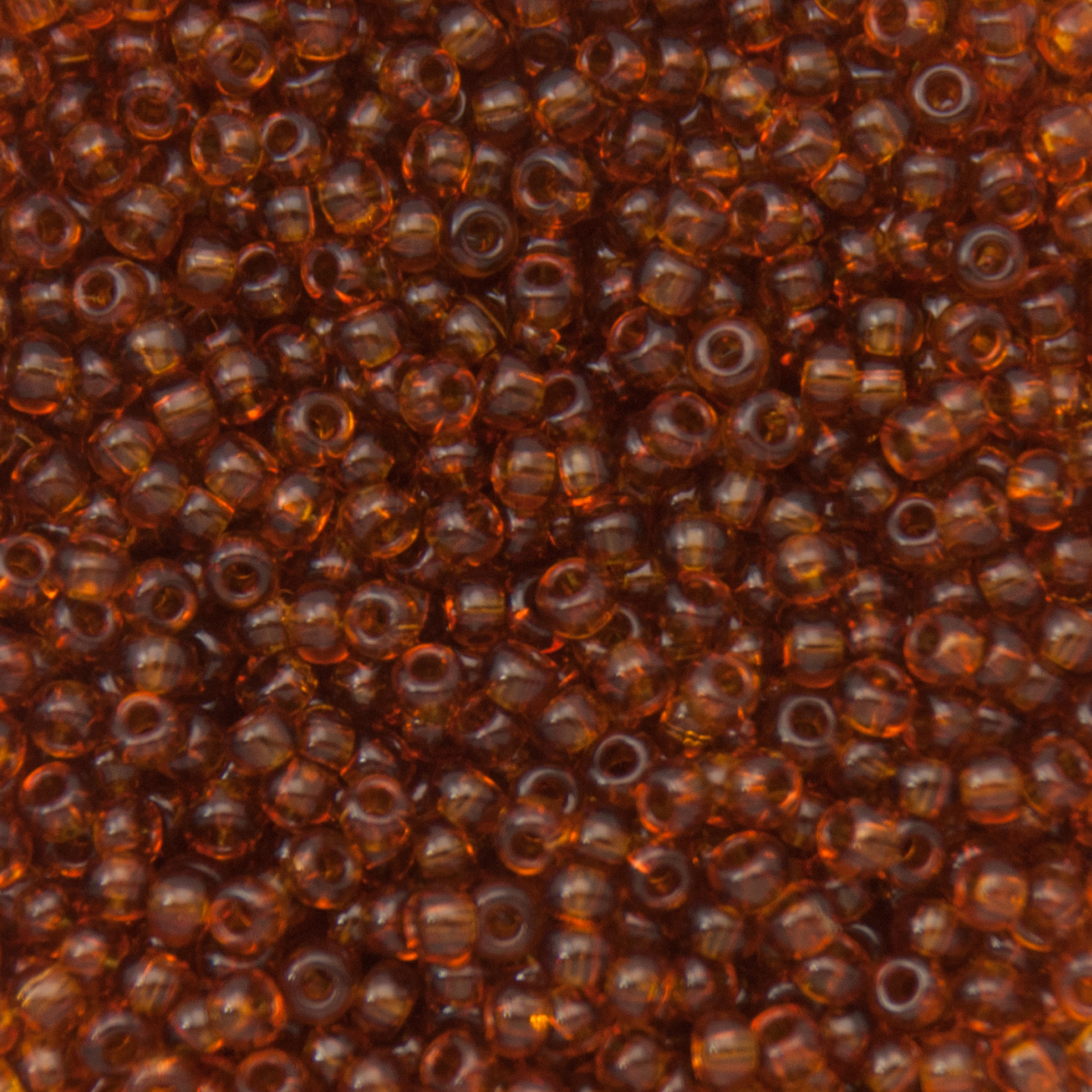 preciosa seed bead rocailles 9/0 medium topaz | 40gr