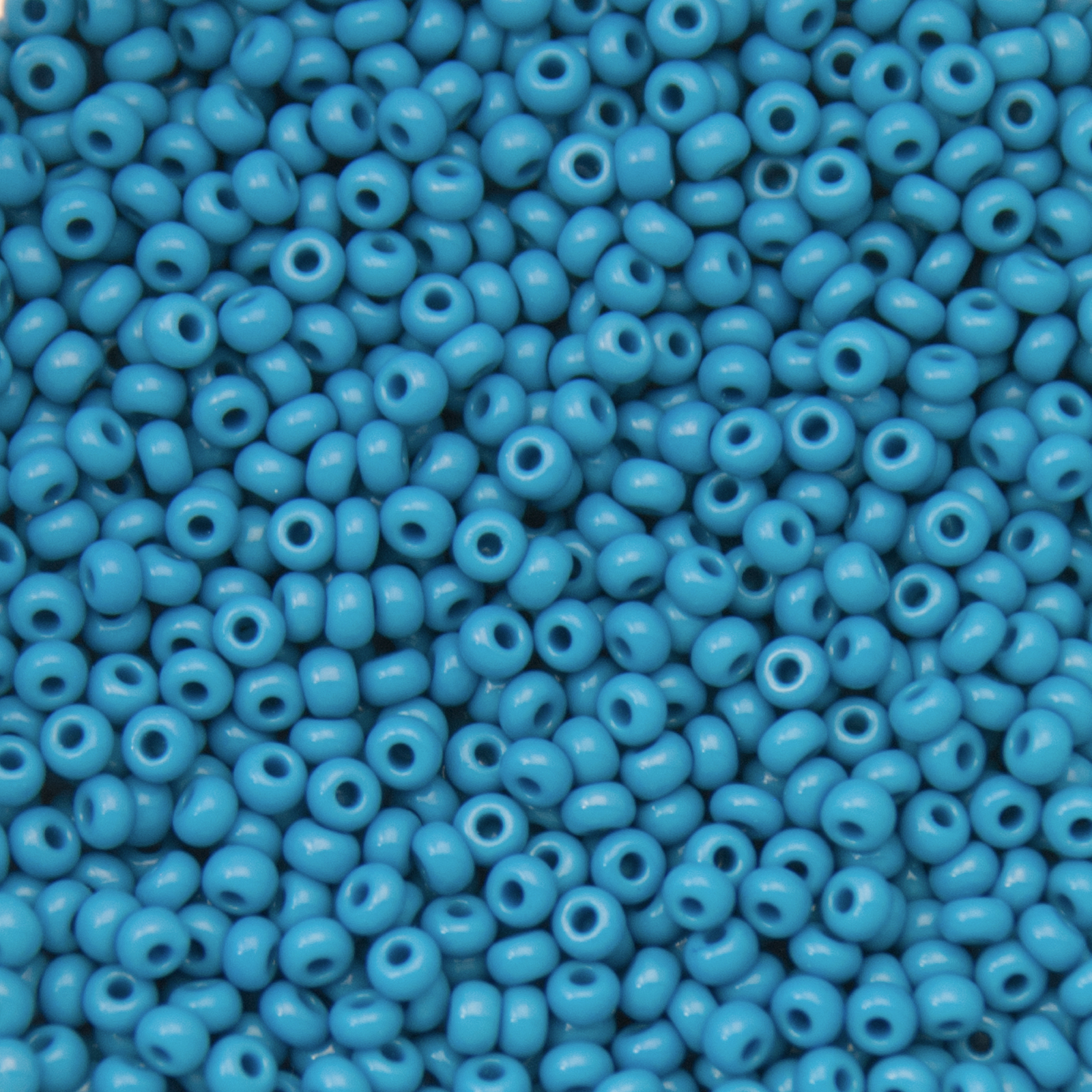 preciosa seed bead rocailles 9/0 opaque blue jeans | 40gr