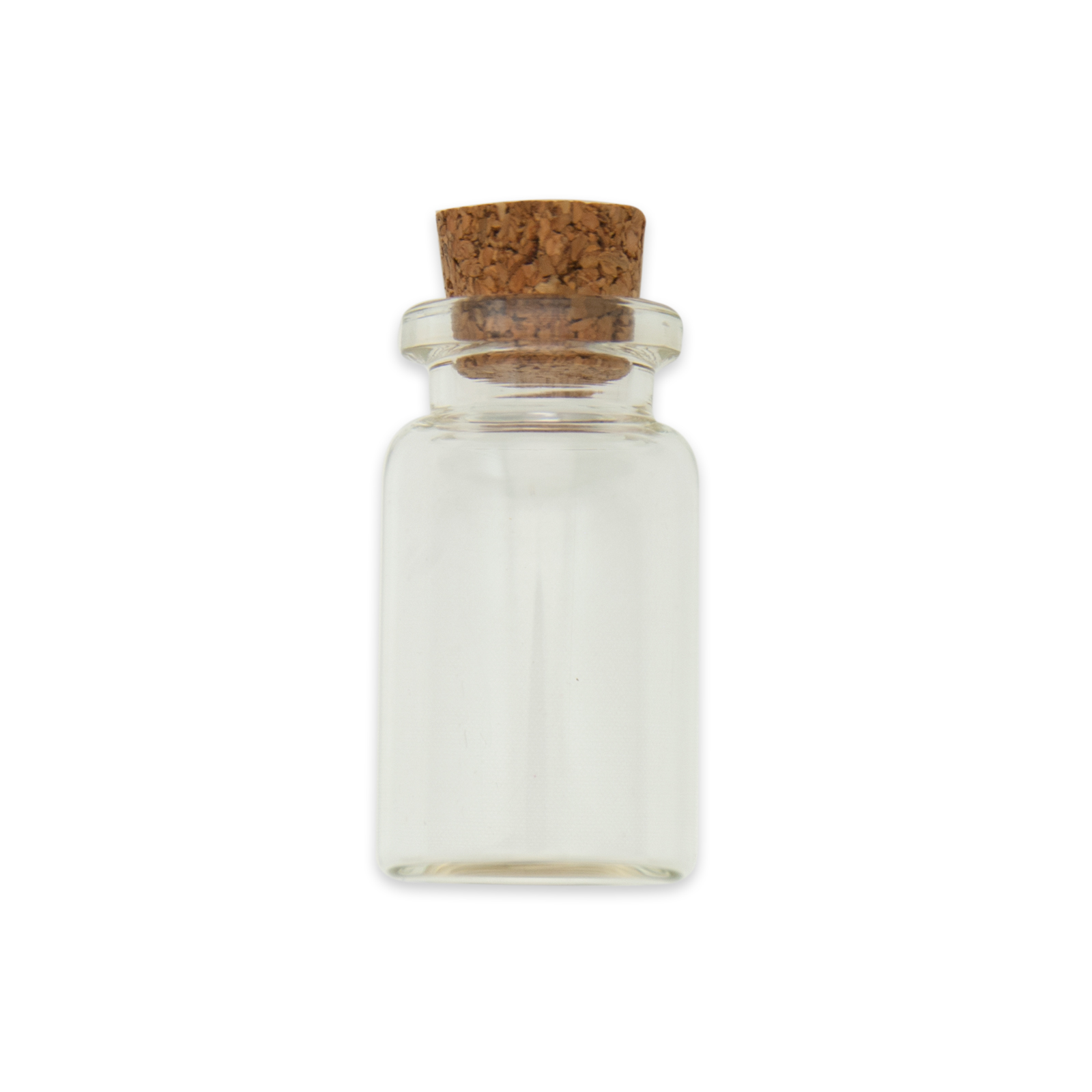 flasche aus glas mit korken 40x20mm - öffnungsdurchmesser 12,5mm | 10st