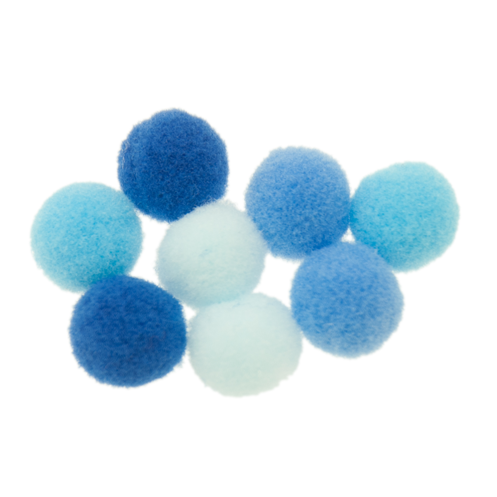 pon pon multicolor blue 10mm | 50pc