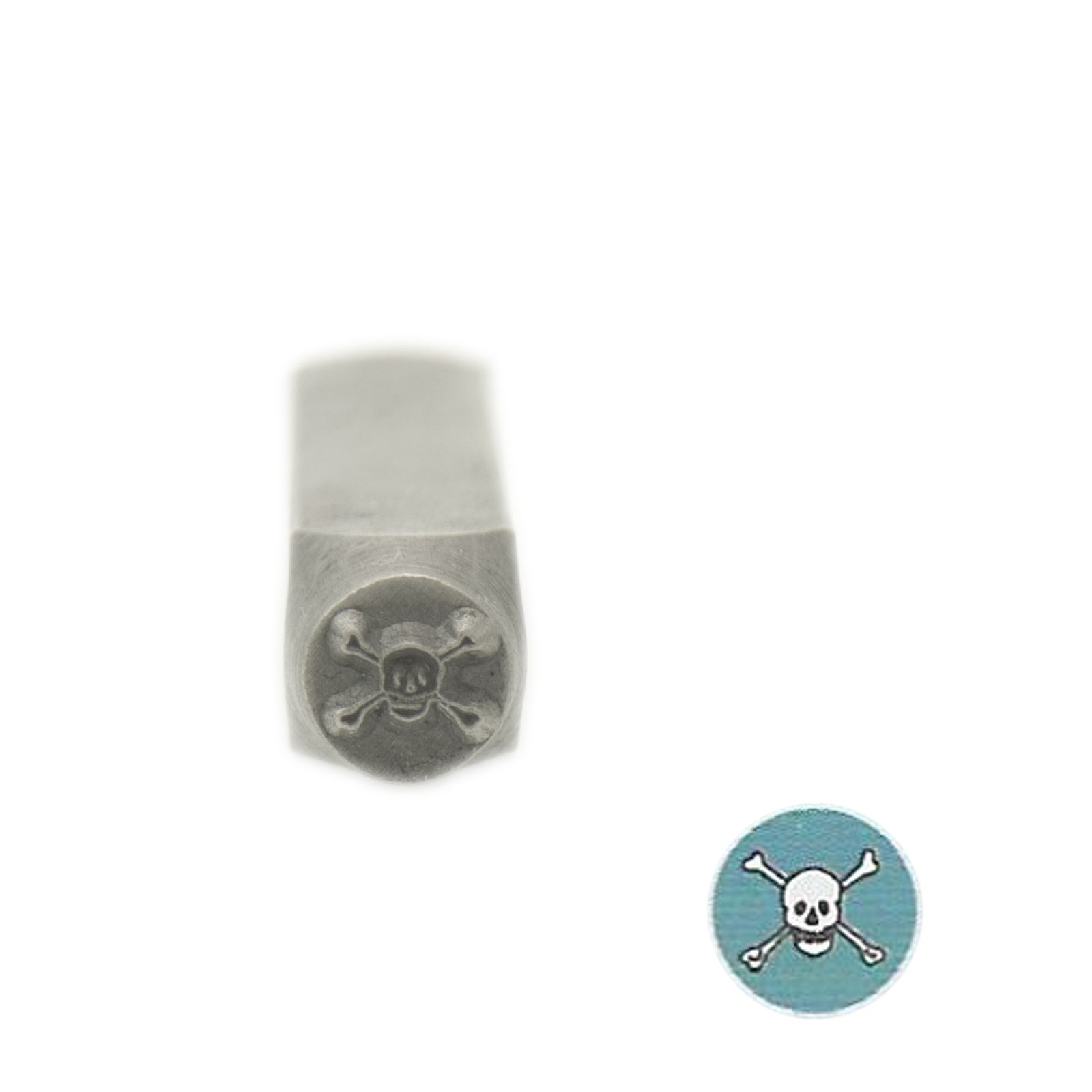 design stamp skull 6mm | 1pc