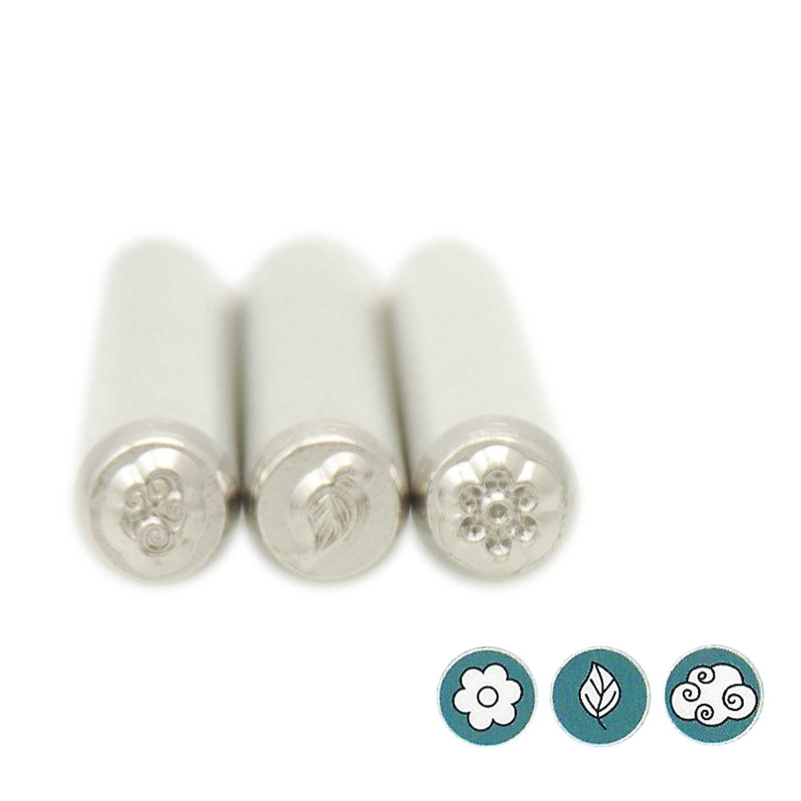 design stamp nature set 5mm 3 pieces | 1pc
