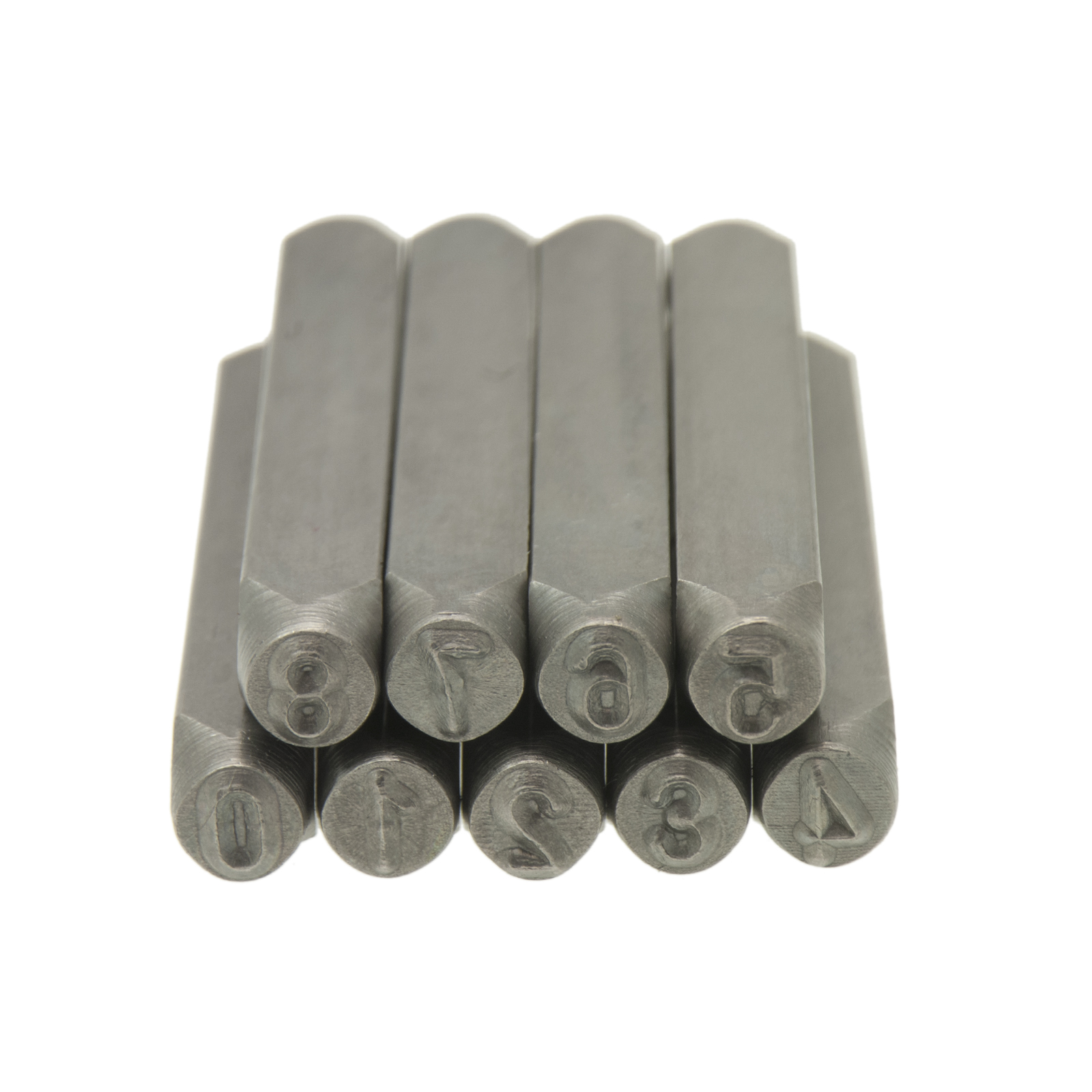 letter stamp gothic number set 6mm | 1st