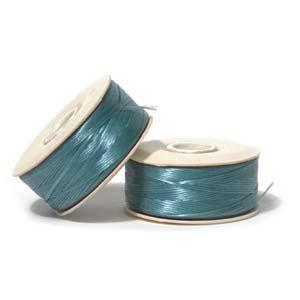 turquoise nymo nylon beading thread - size 0,20mm - 66mt spool | 1pc