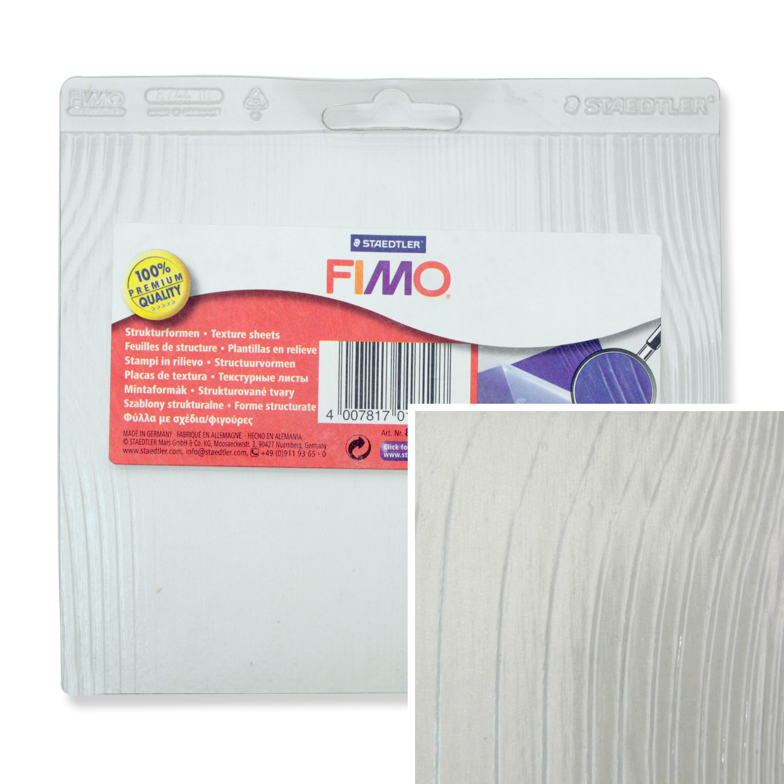 fimo texture wood | 1pc