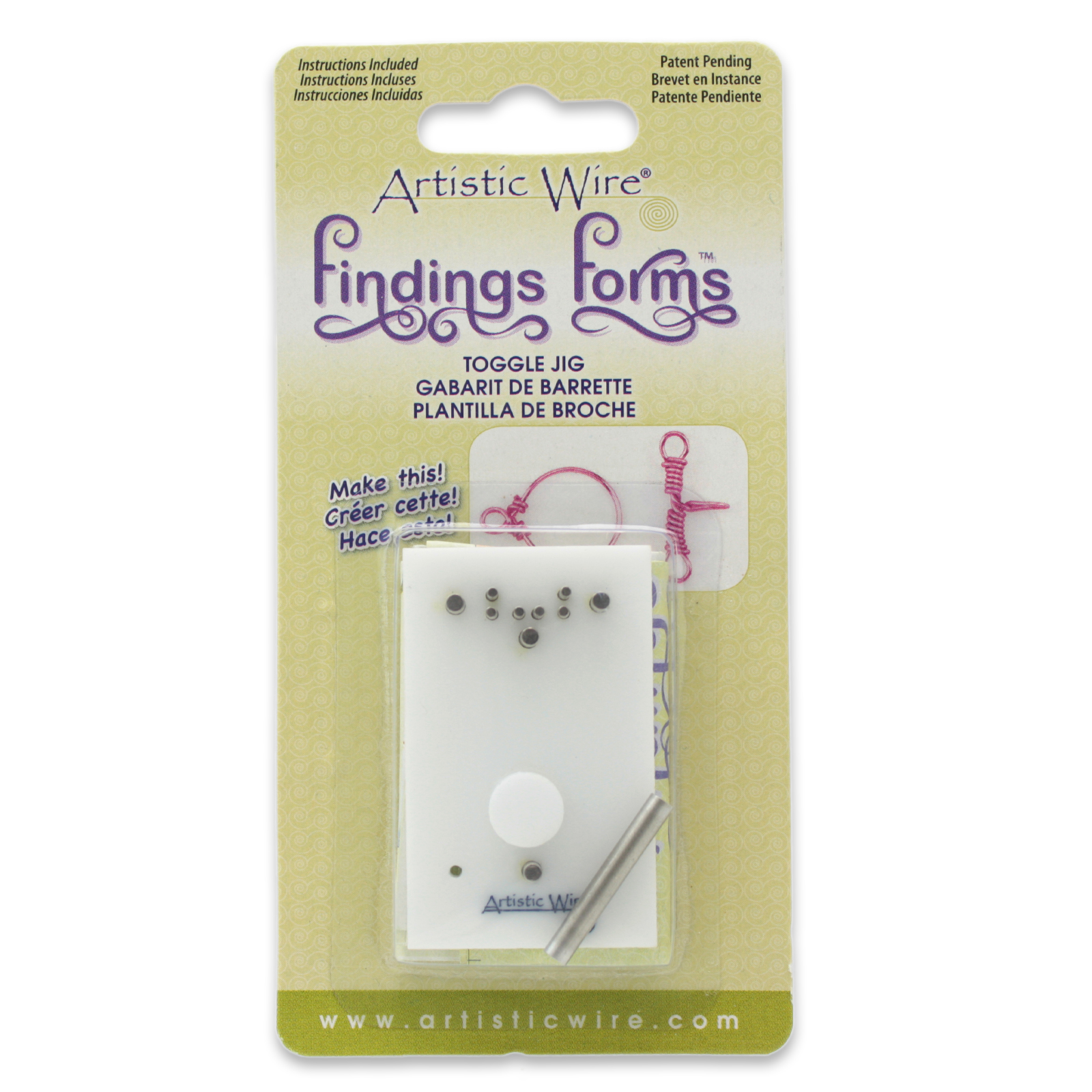 findings forms artistic wire - toggle jig | 1pc