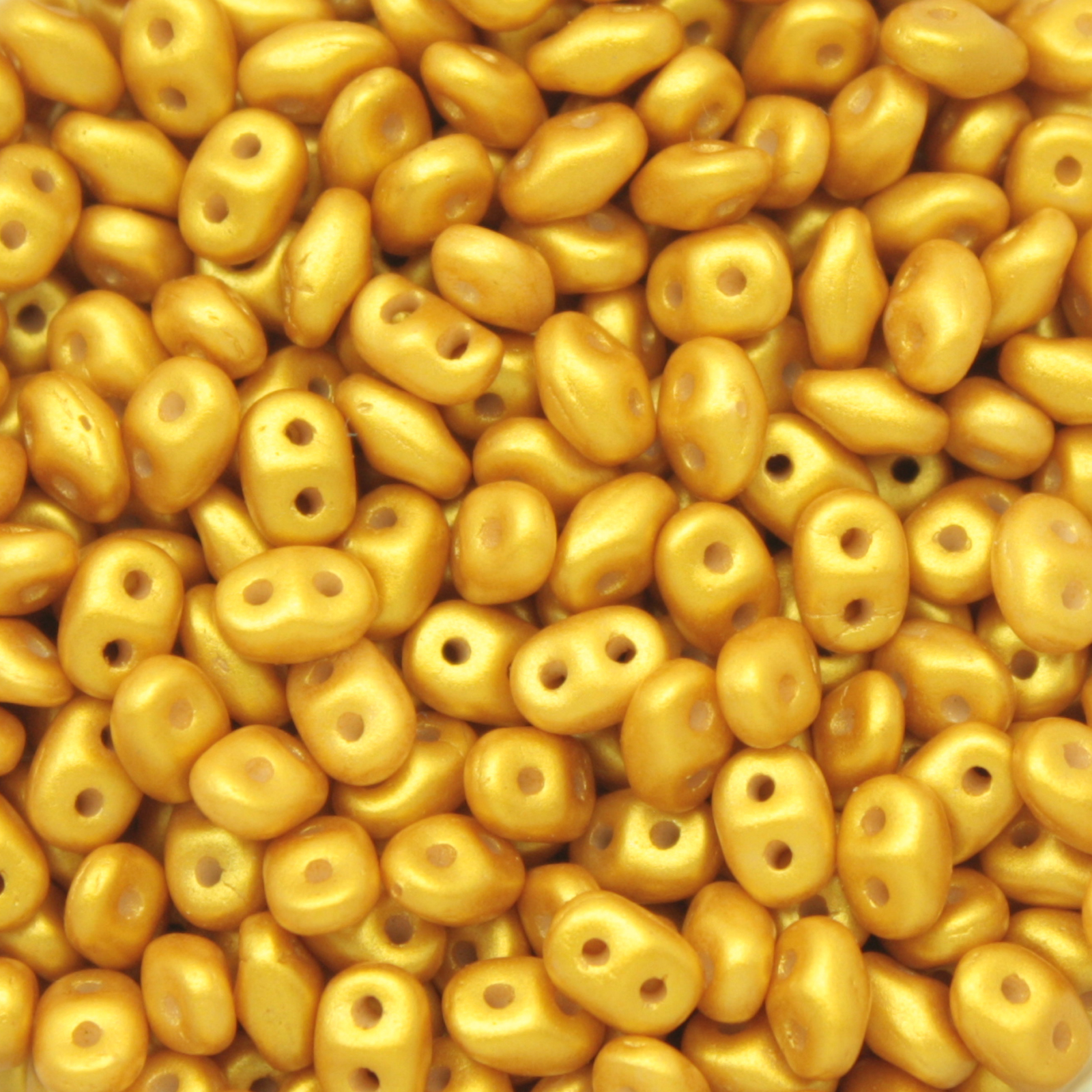 superduo perlen 5x2,5mm gold shine yellow | 10gr