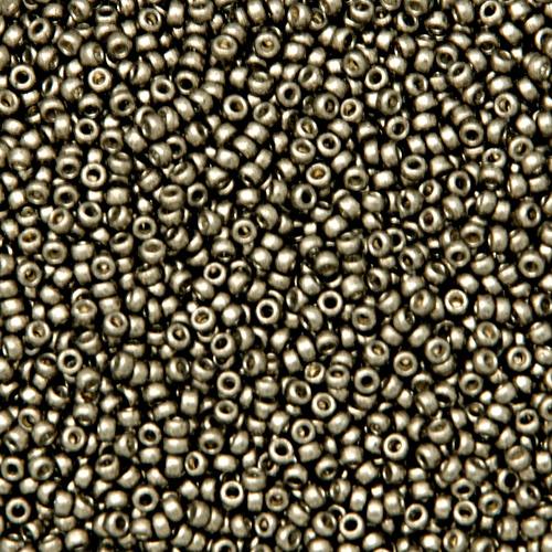 miyuki rocailles 15/0 - duracoat galvanized pewter (4222) | 10gr