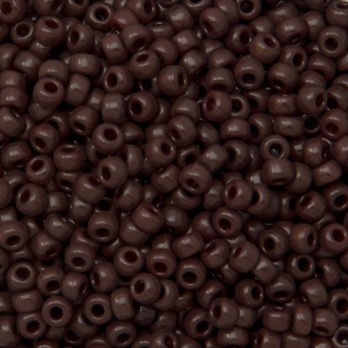 miyuki rocailles 8/0 - opaque chocolate (409) | 10gr