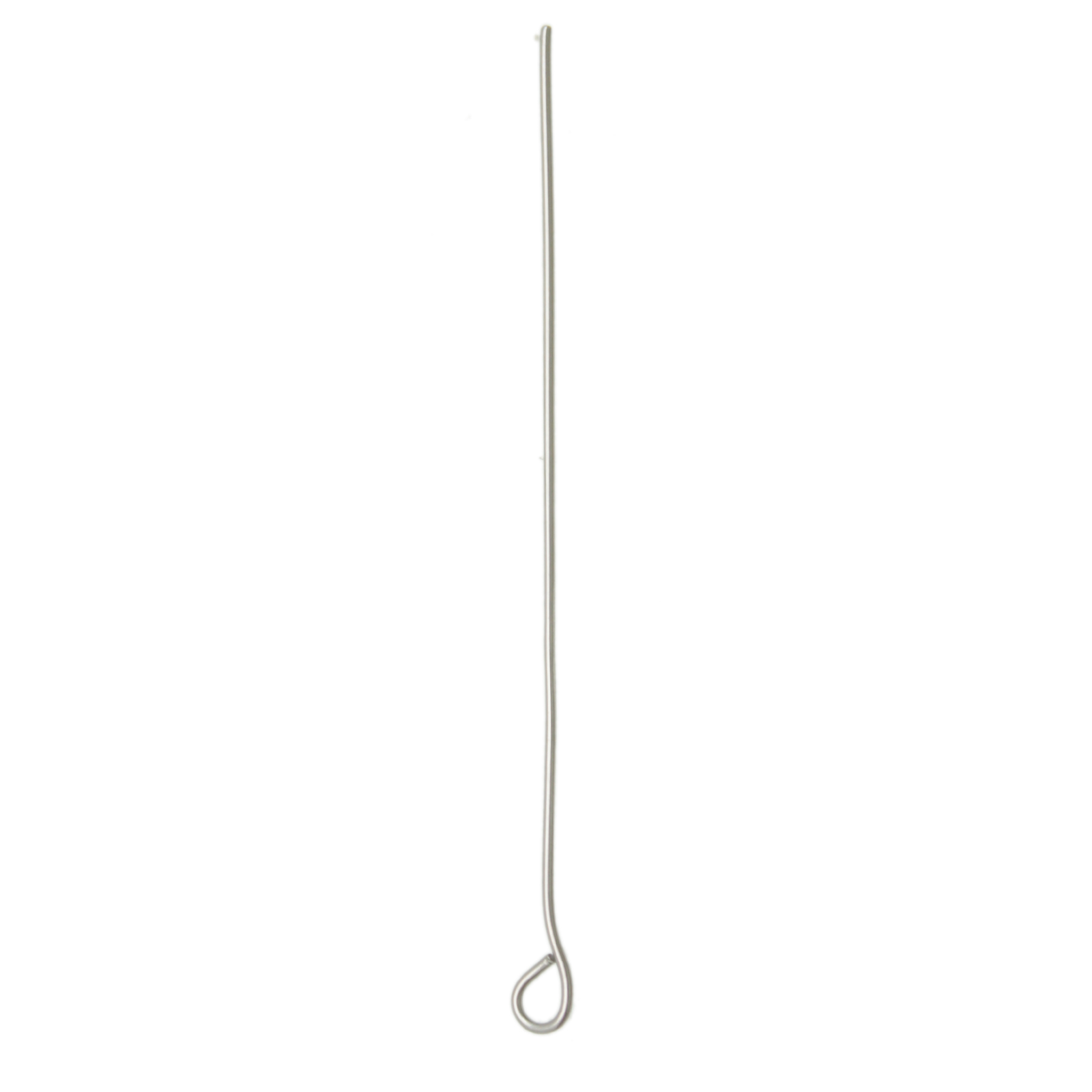 stainless steel eyepin 50mm - wire 0,70mm | 100pc