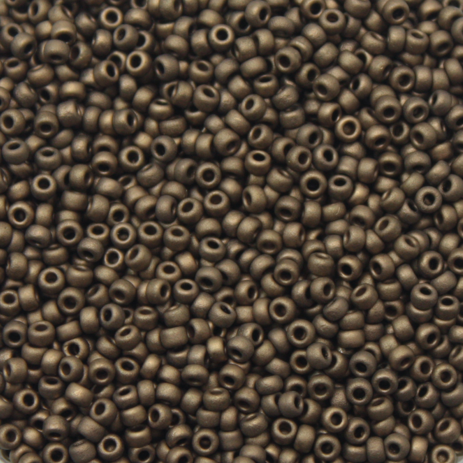 miyuki rocailles 11/0 - matte metallic dark bronze (2006) | 10gr
