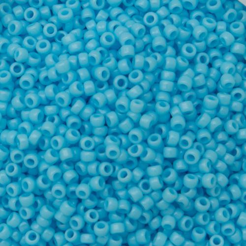 rocaille toho seed beads 15/0 opaque blue turquoise (43) | 10gr