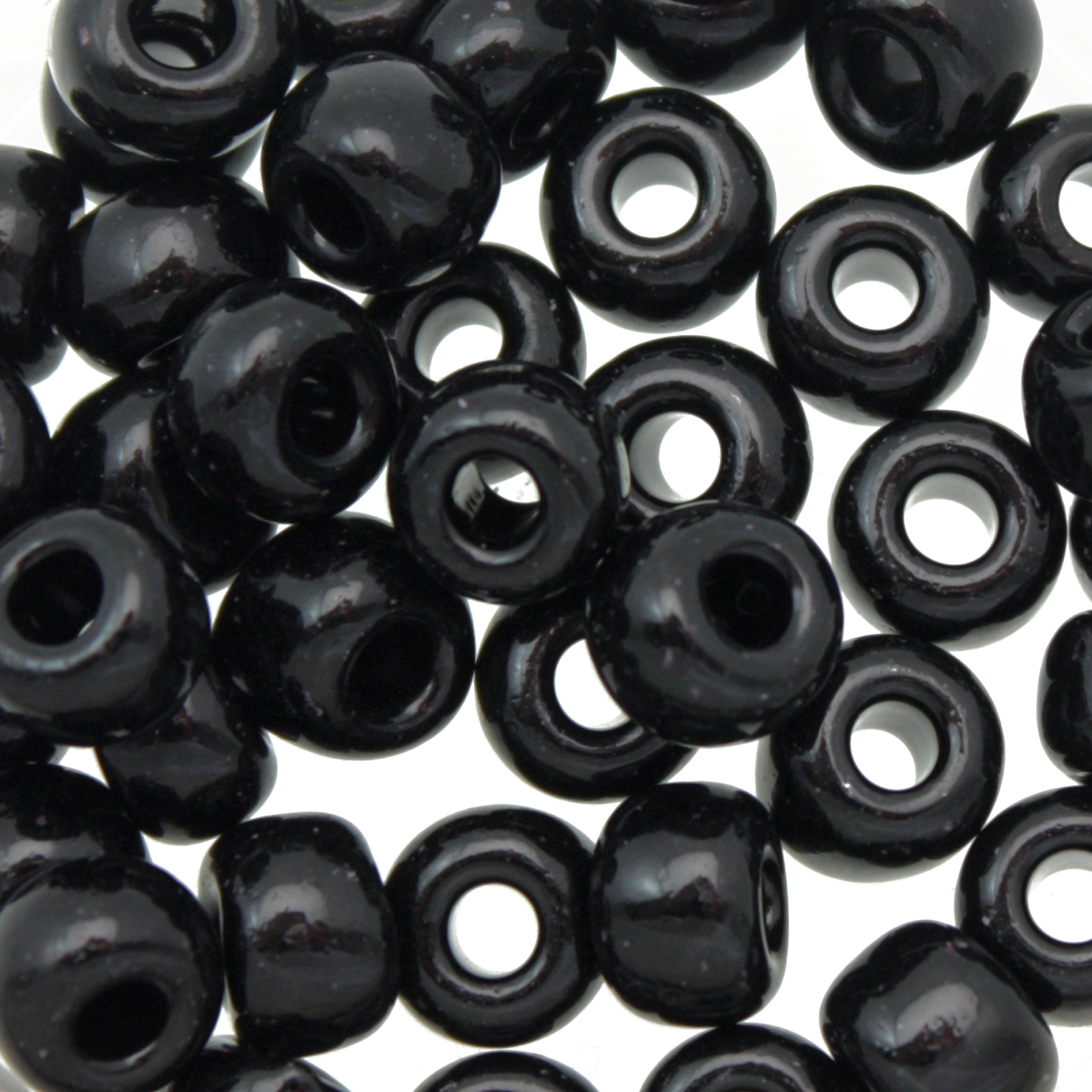 preciosa seed bead rocailles 33/0 jet | 40gr