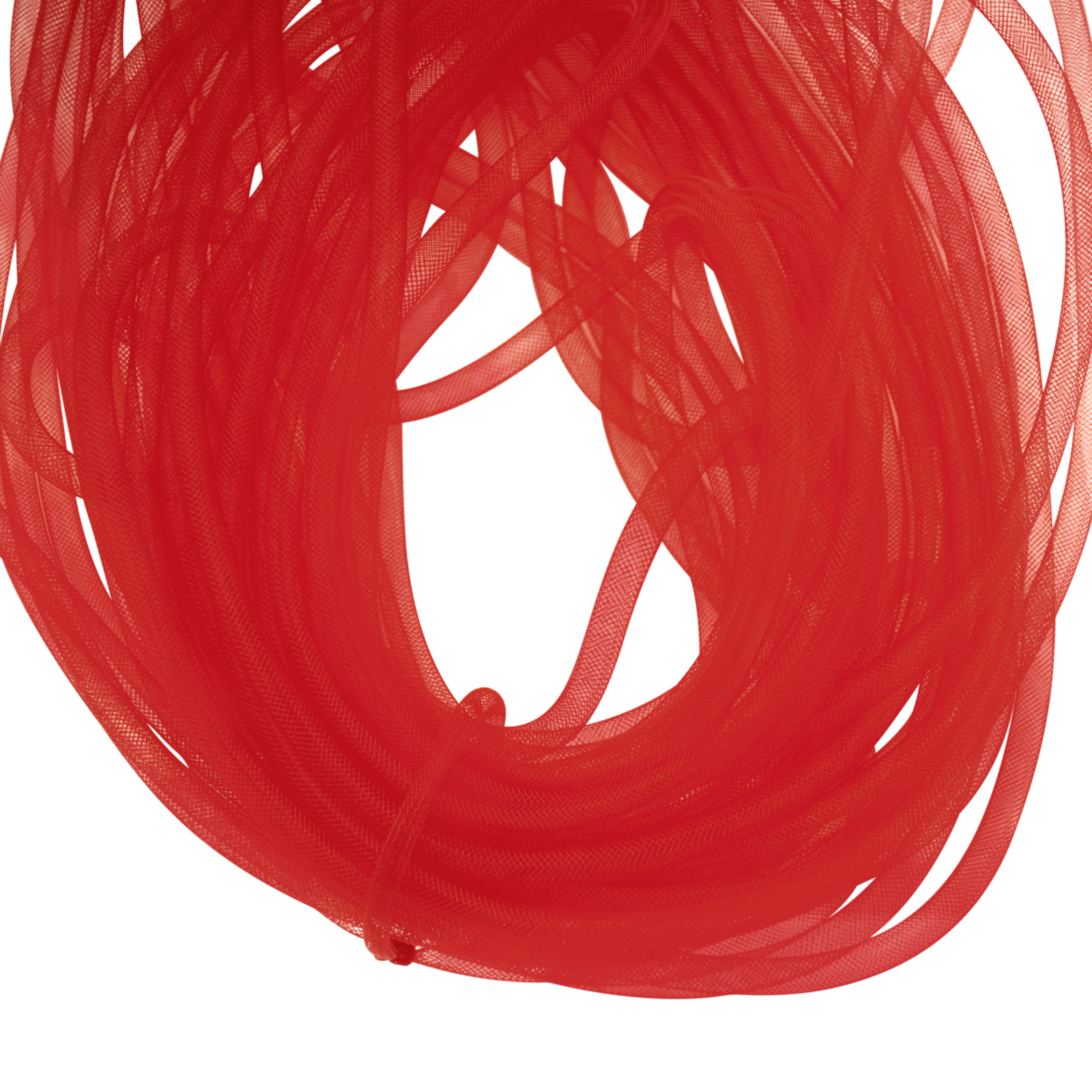 plastic net tubolar mesh - red 8mm | 2mt