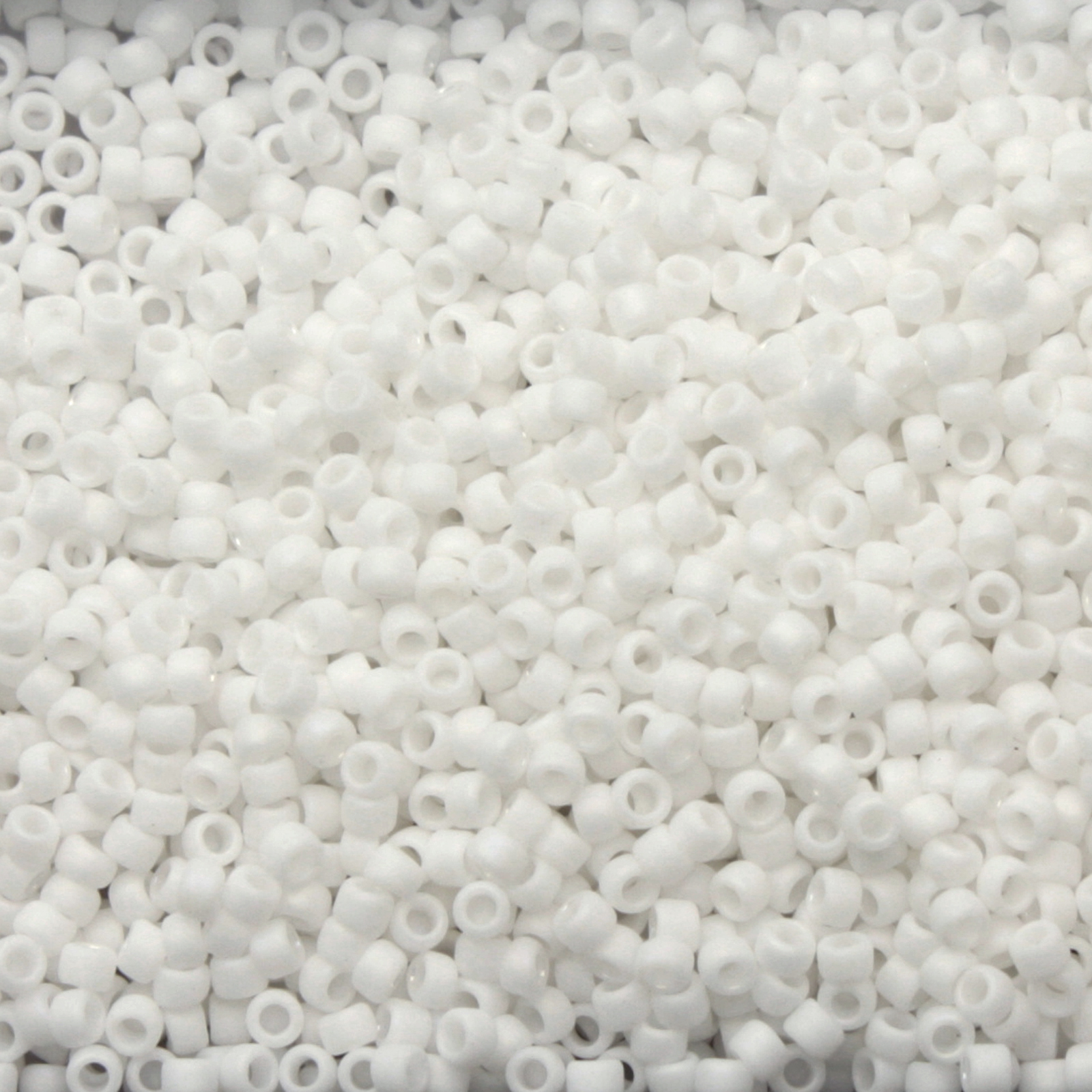 saatperlen toho 15/0 matte opaque white (761) | 10gr