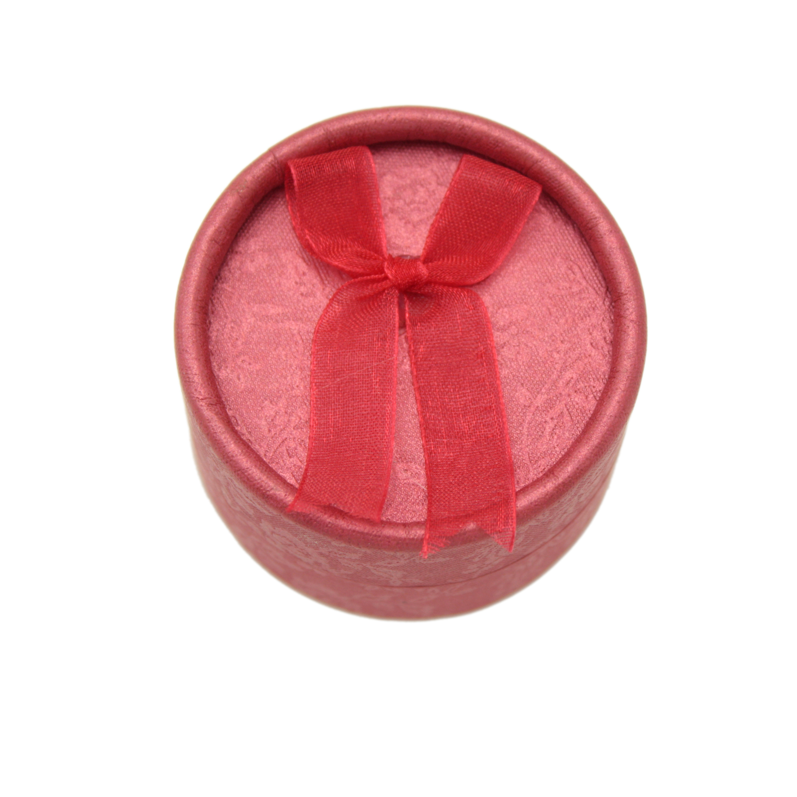 paper jewelry box - red round - 5,5cm | 1pc