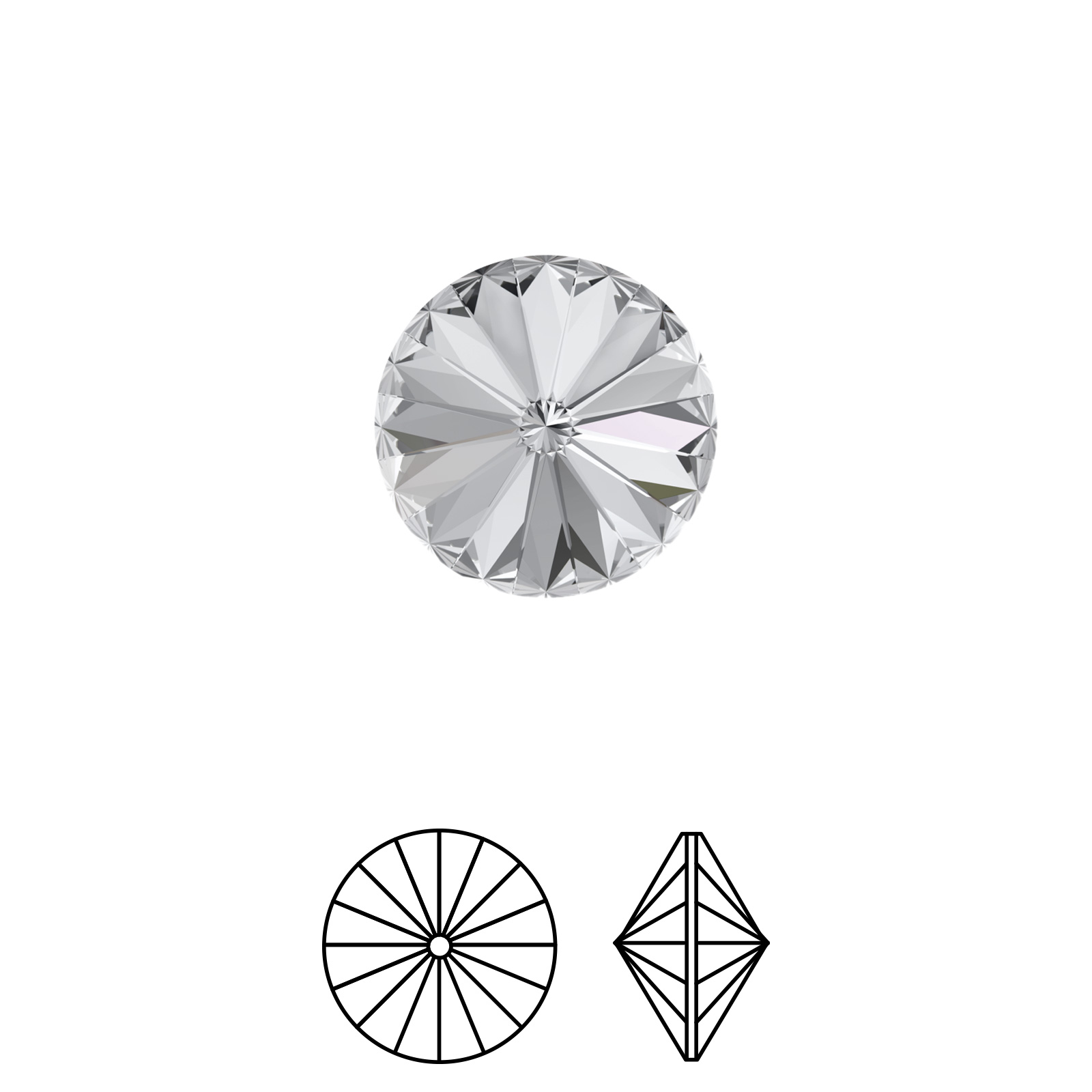 rivoli (1122) crystal ss29 (6,14-6,32mm) | 12pc