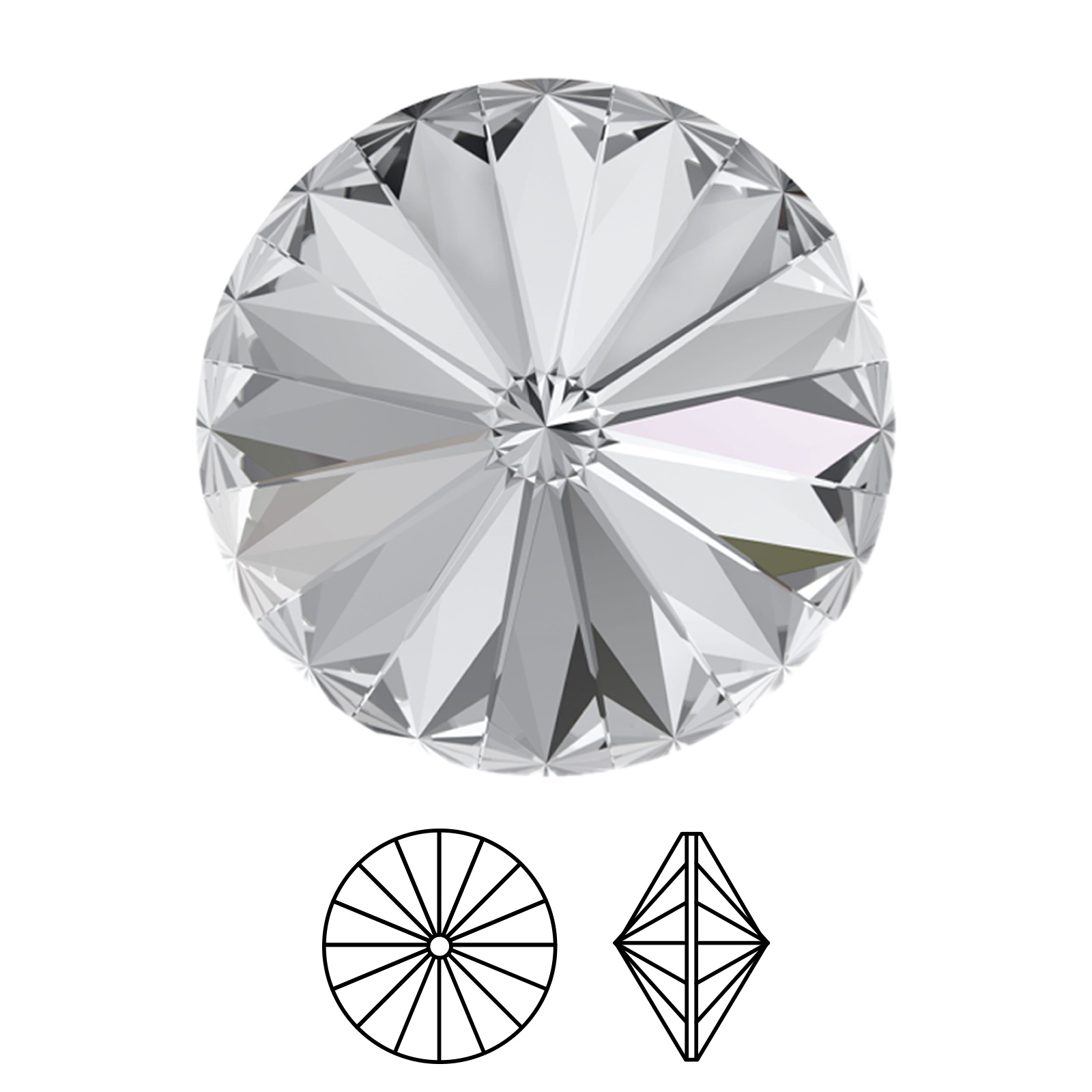 rivoli (1122) crystal 18mm | 1pc
