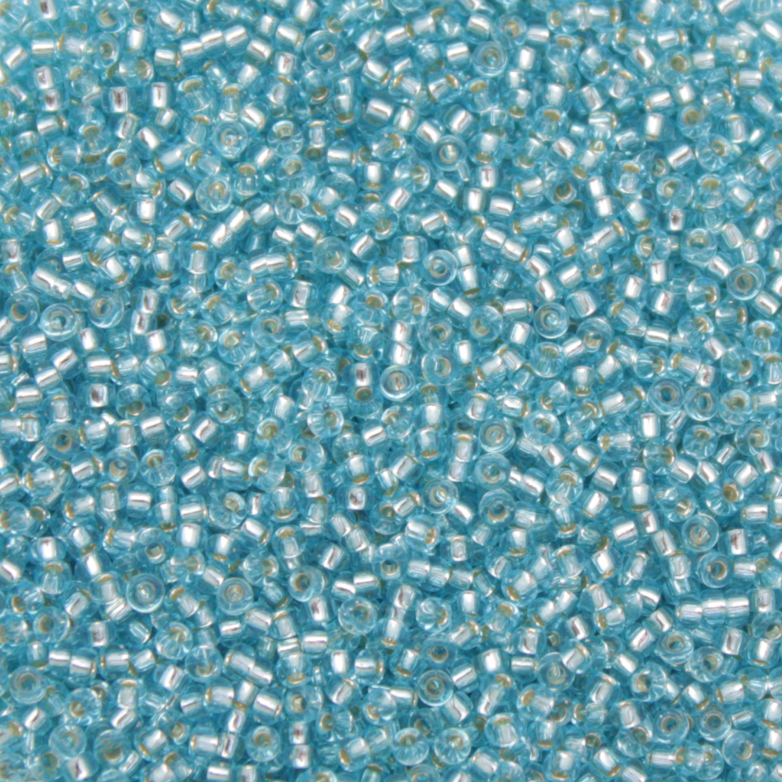 miyuki rocailles 15/0 - silver-lined aqua (18) | 10gr