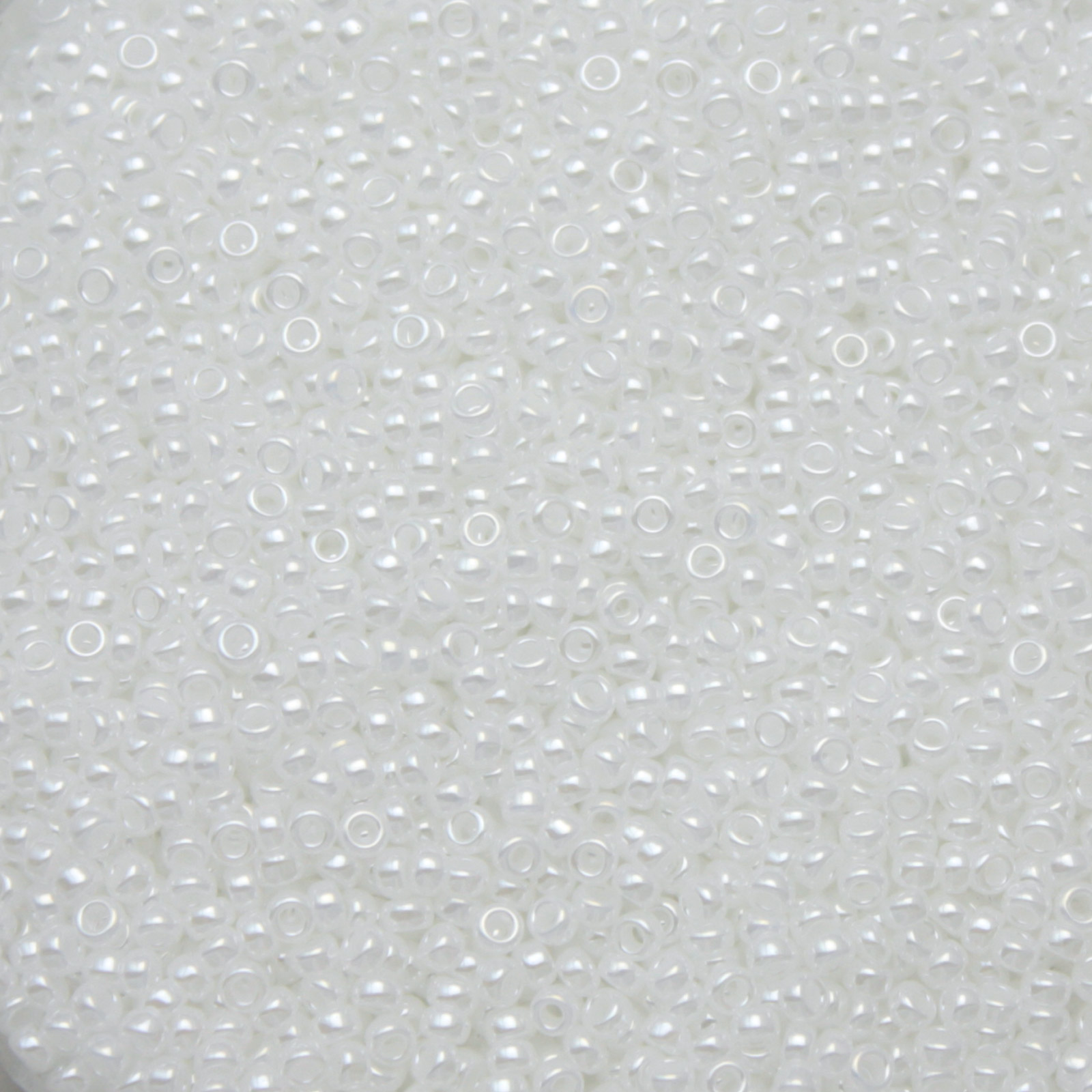 miyuki rocailles 15/0 - white ceylon (528) | 10gr