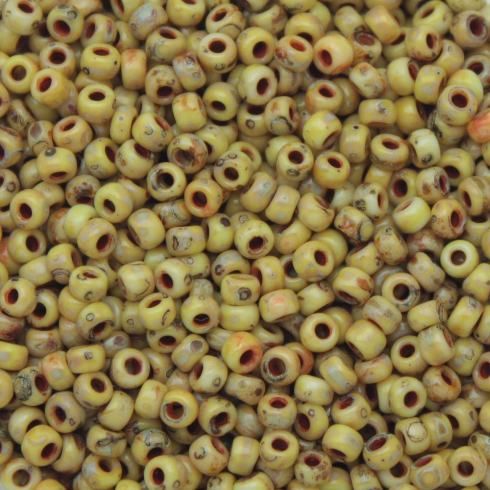 miyuki rocailles 8/0 - picasso opaque canary yellow (4512) | 10gr