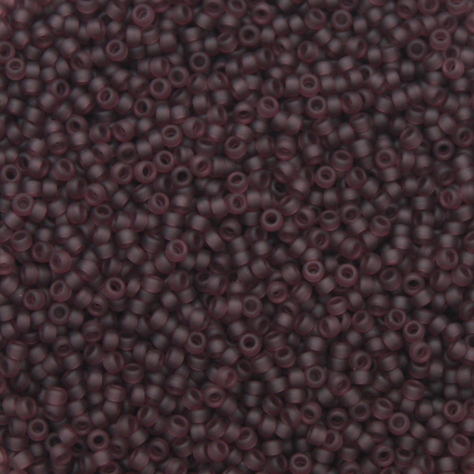 miyuki rocailles 15/0 - matte dark smoky amethyst (153f) | 10gr