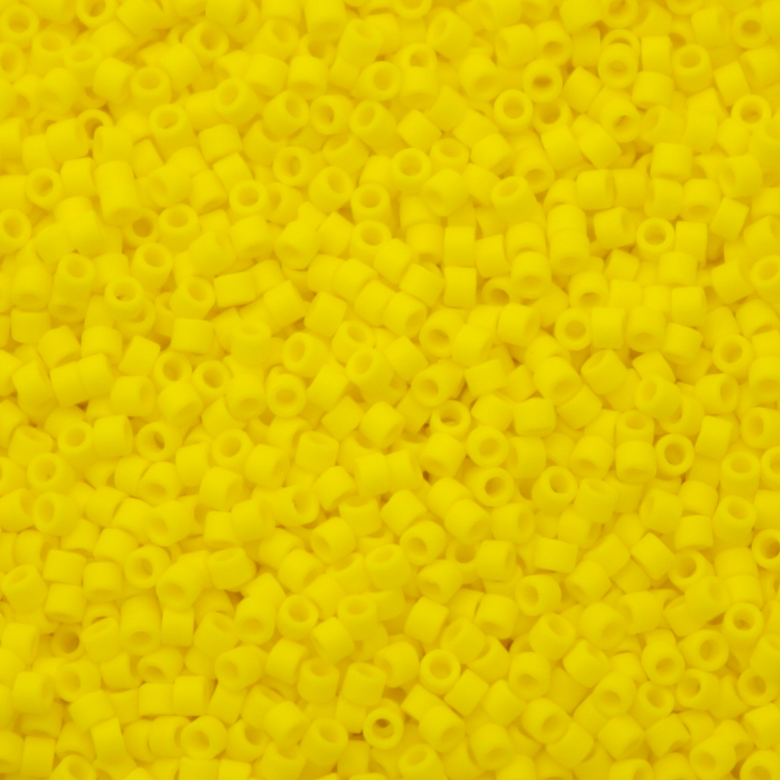 miyuki delica 11/0 - matte opaque yellow | 8gr
