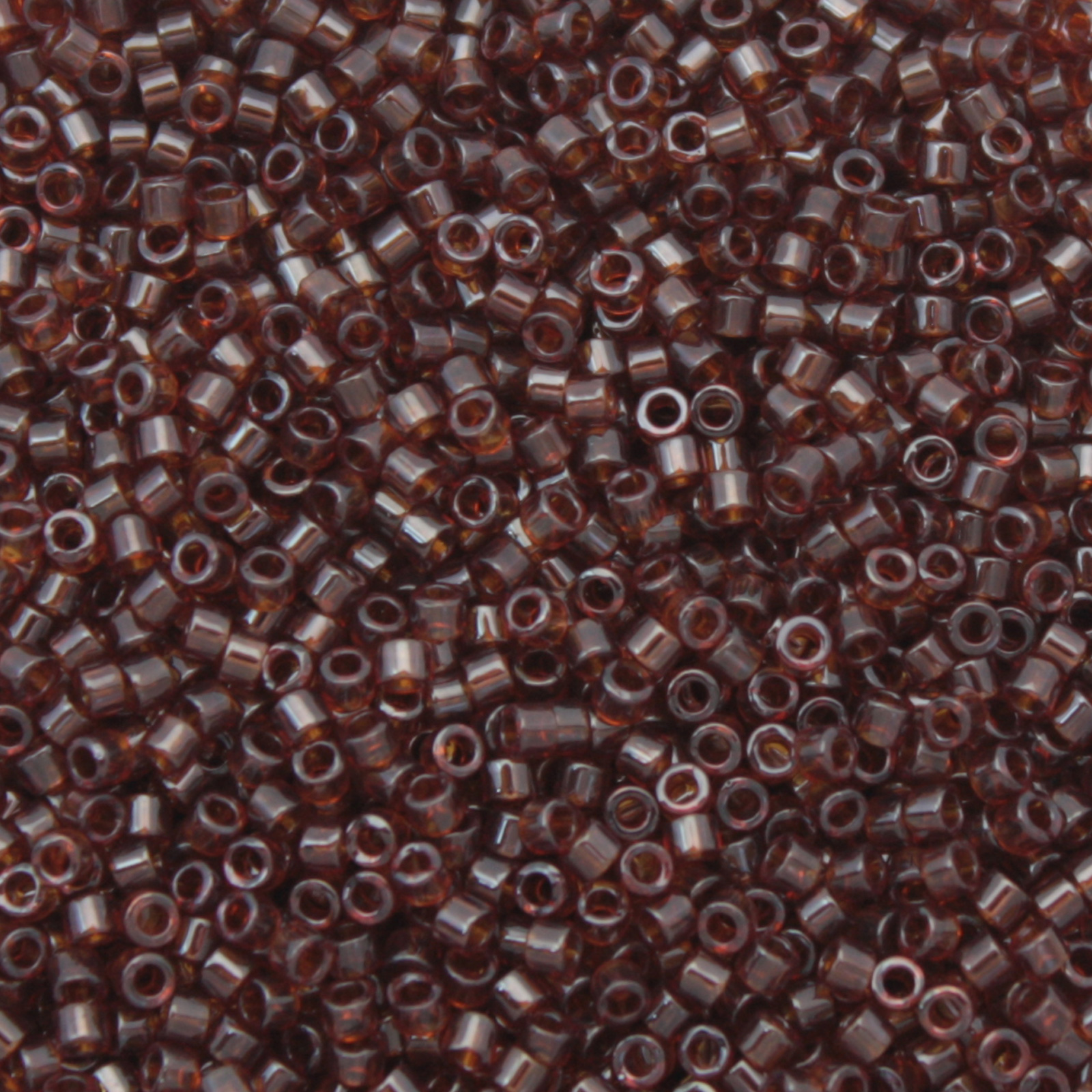 miyuki delica 11/0 - transparent dark topaz luster | 8gr