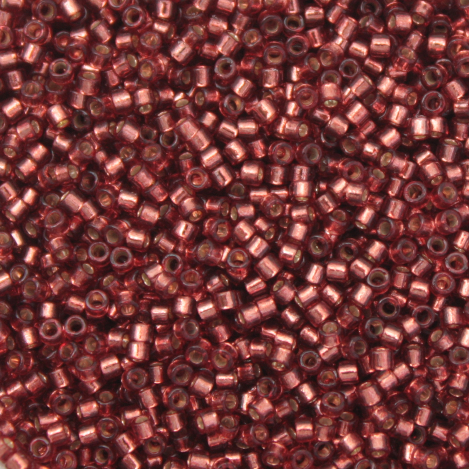 miyuki delica 11/0 - duracoat silver-lined dyed magenta | 8gr