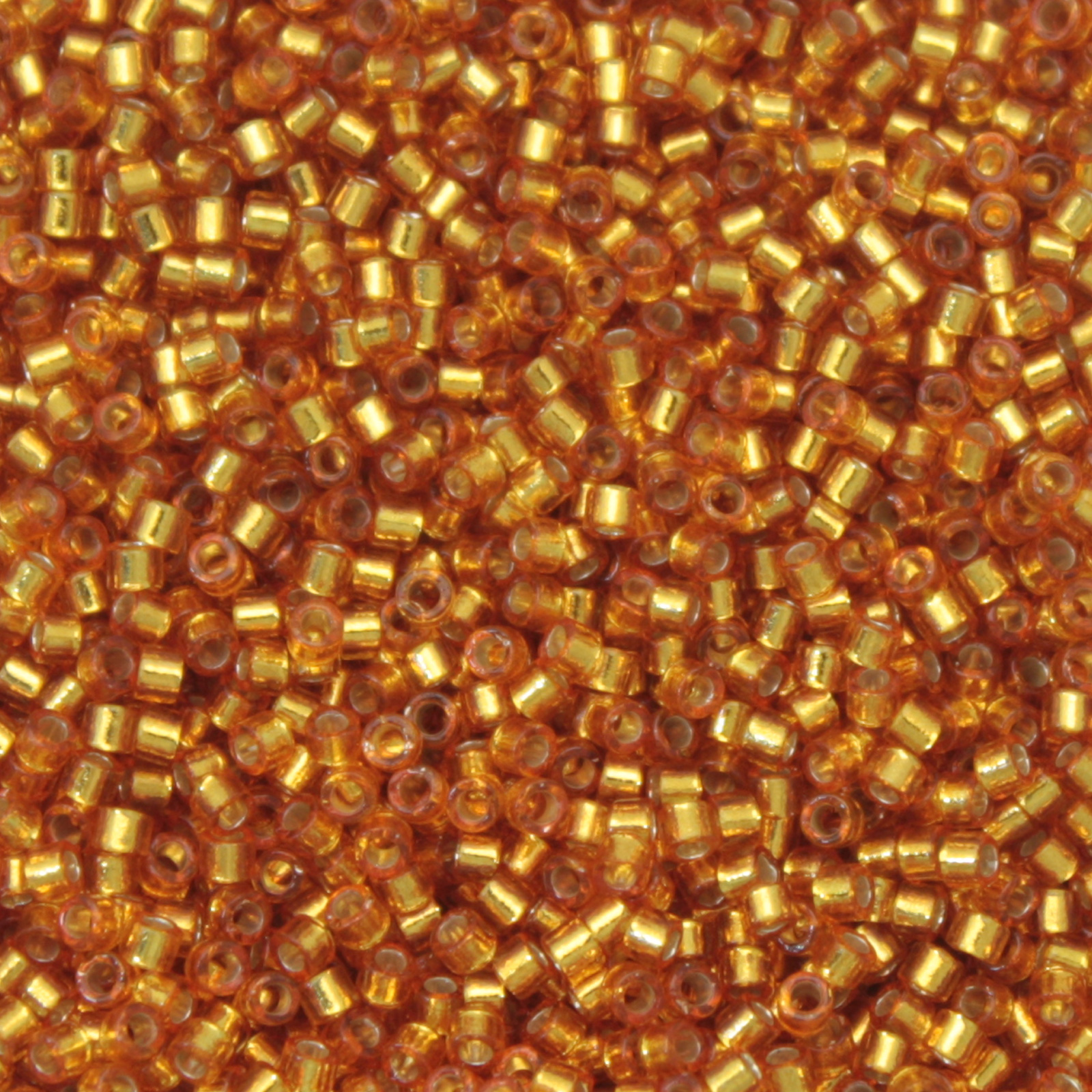 miyuki delica 11/0 - duracoat silver-lined dyed yellow gold | 8gr