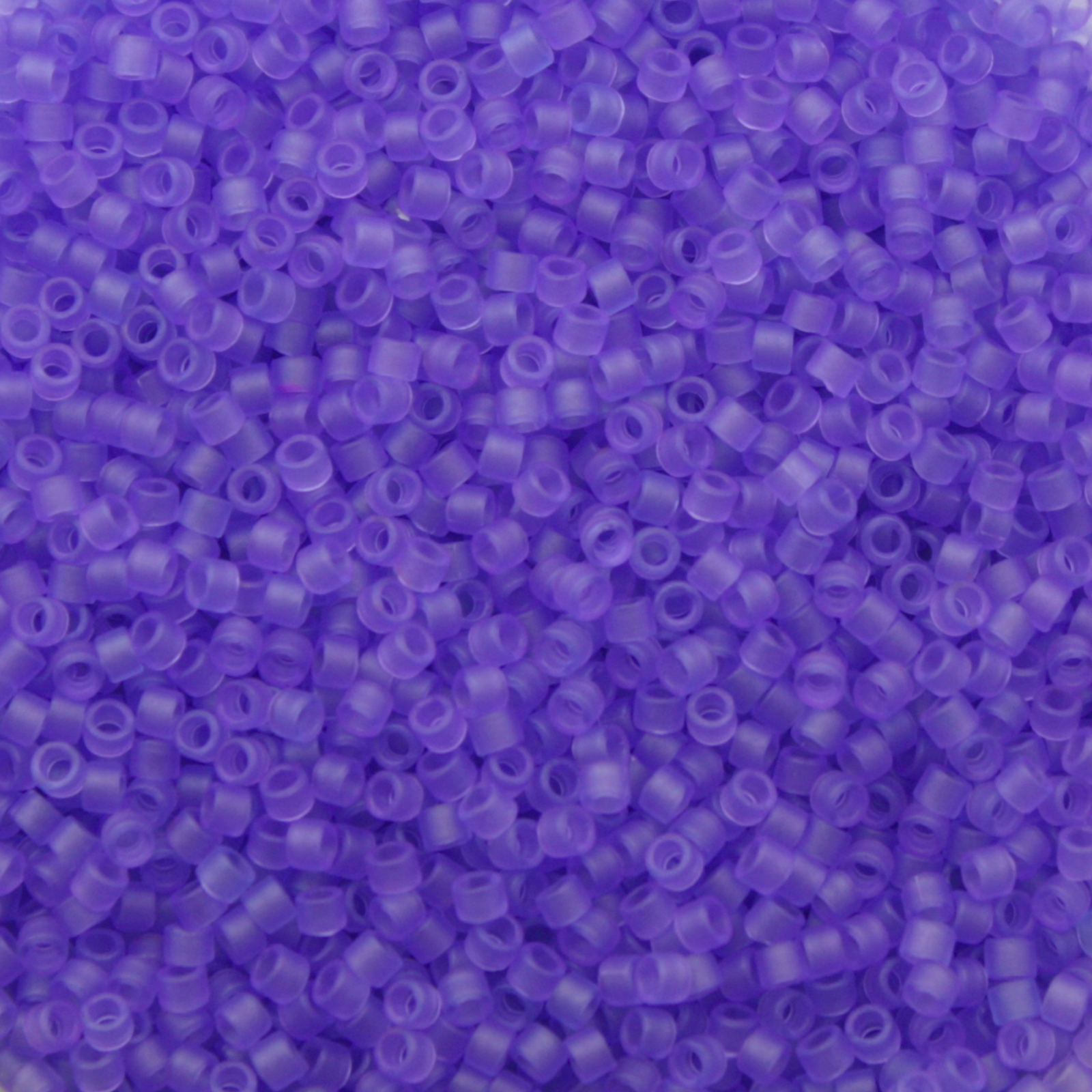 miyuki delica 11/0 - dyed semi matte transparent purple | 8gr