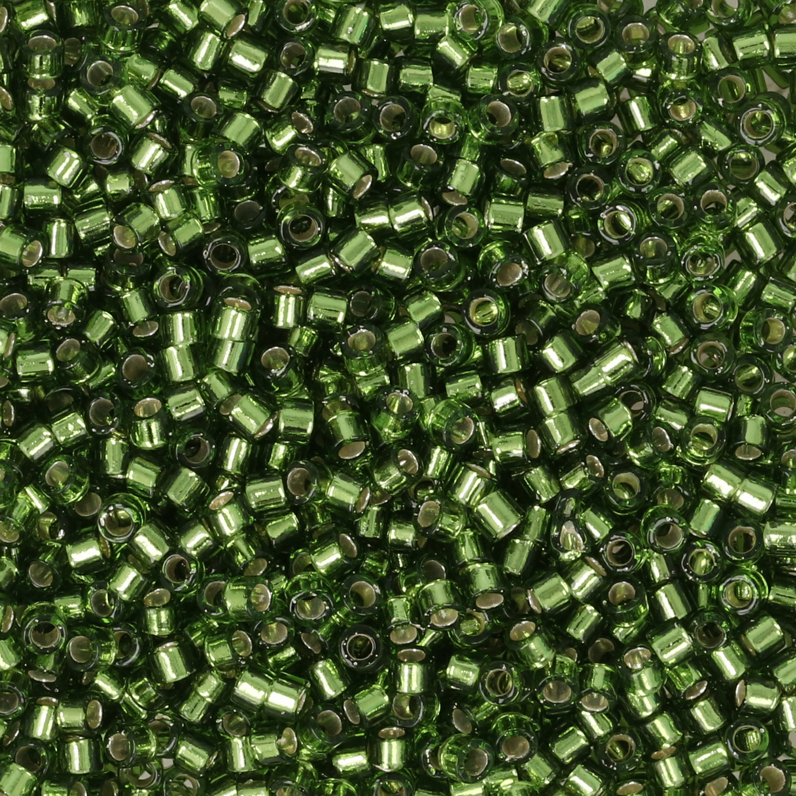 miyuki delica 11/0 - silver-lined olivine | 8gr