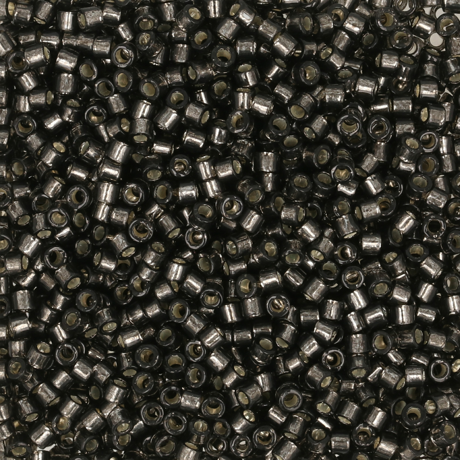 miyuki delica 11/0 - dyed silver-lined dark grey | 8gr