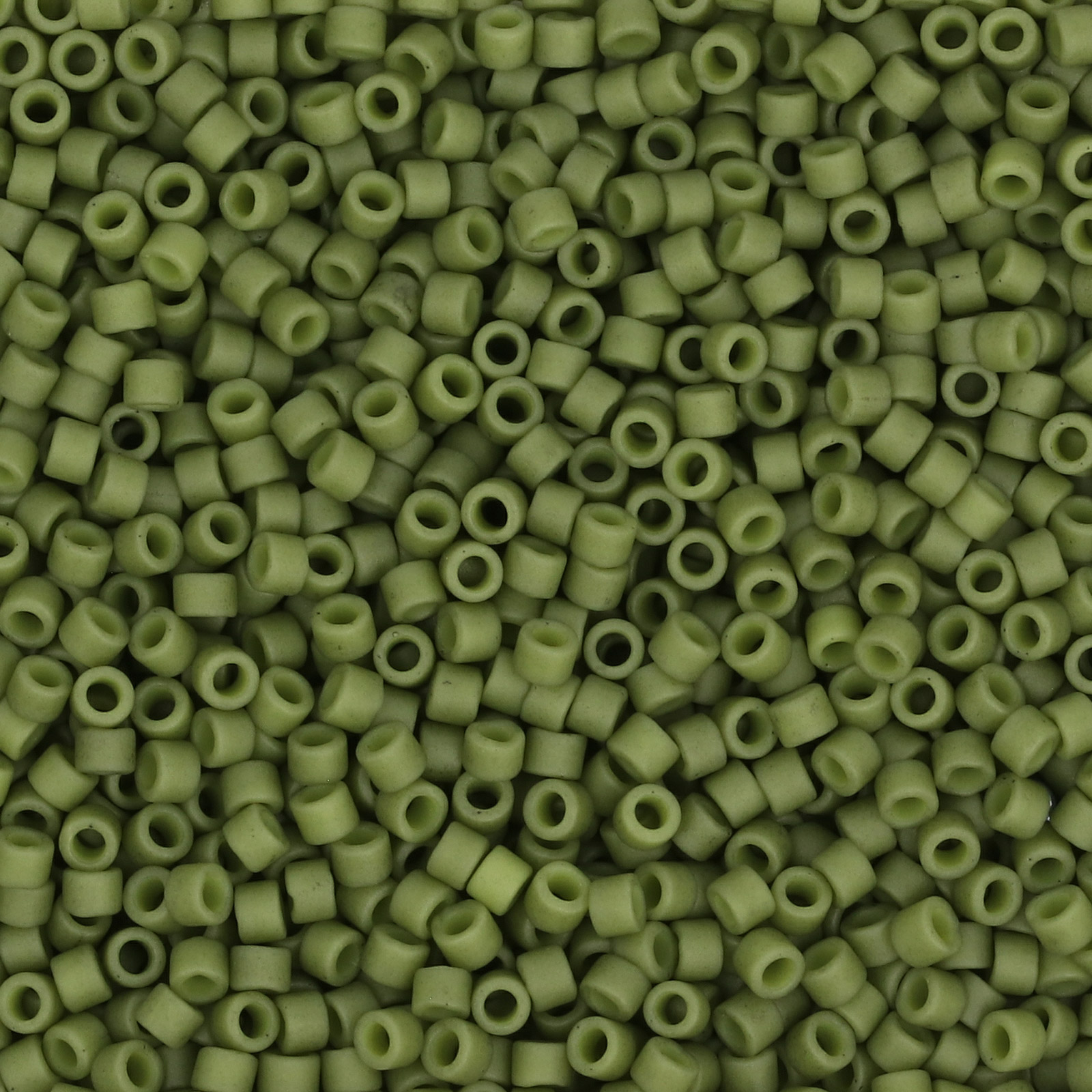 miyuki delica 11/0 - matte opaque olivine | 8gr