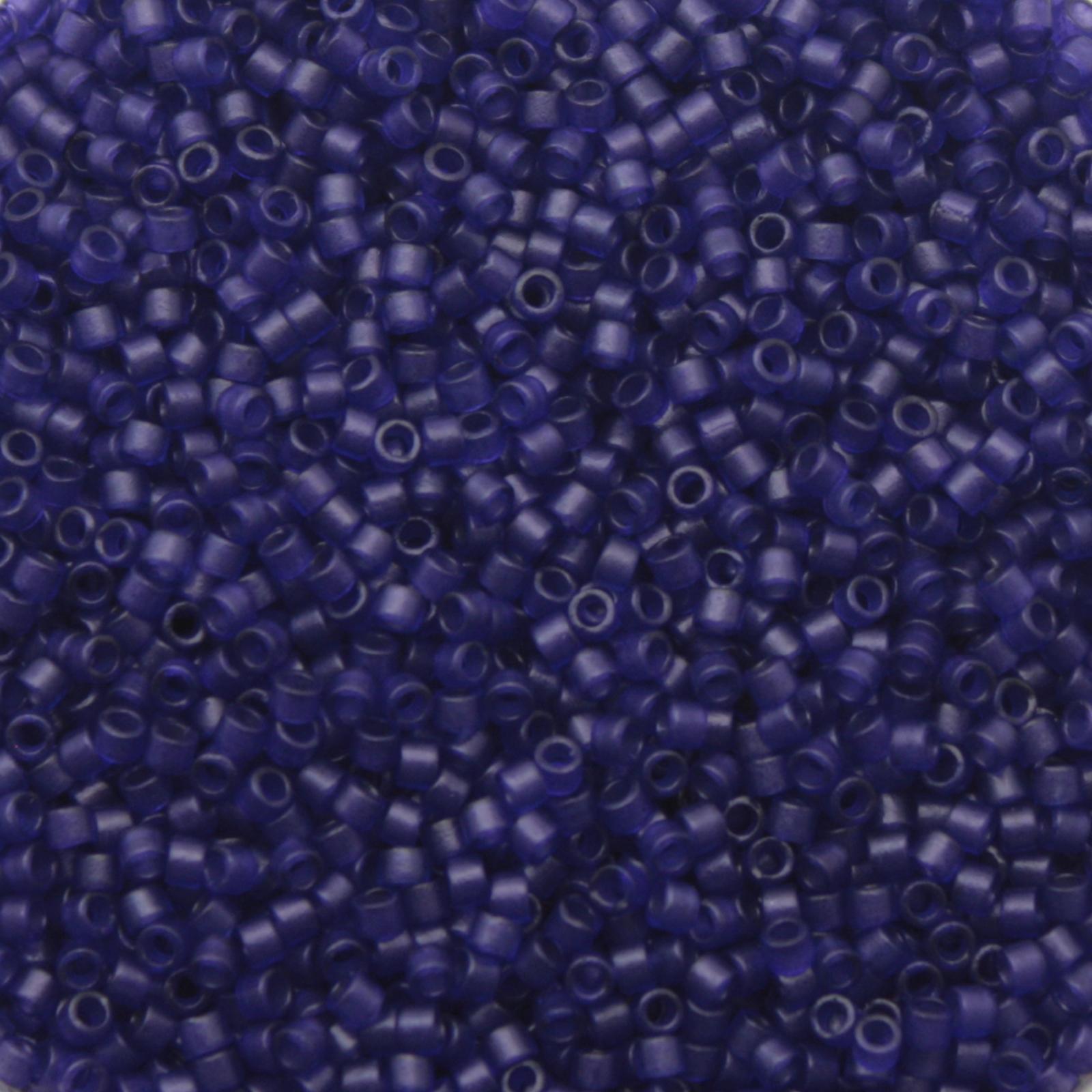 miyuki delica 11/0 - dyed semi matte transparent cobalt | 8gr