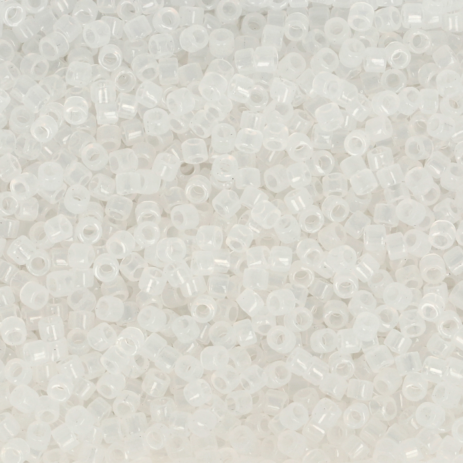 miyuki delica 11/0 - transparent white opal | 8gr