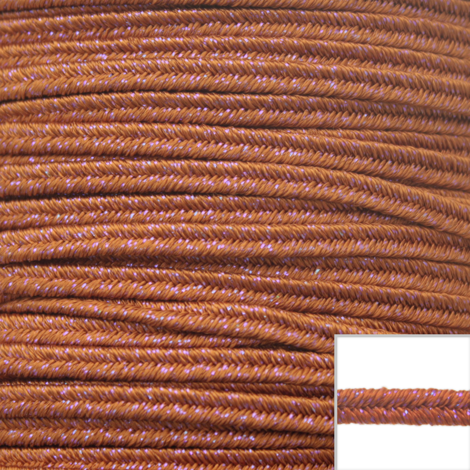 moonlight soutache braid - terra cotta 3,5mm | 2mt