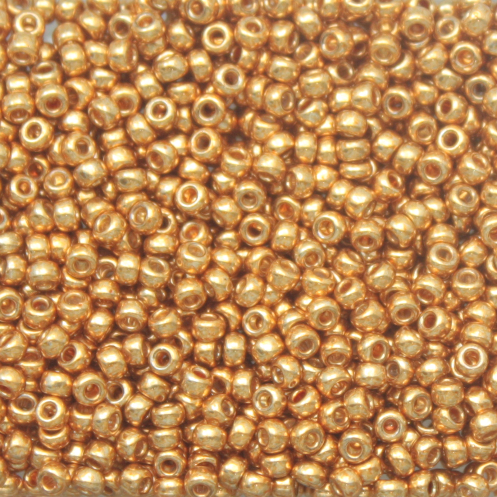 miyuki rocailles 11/0 - galvanized yellow gold (1053) | 10gr
