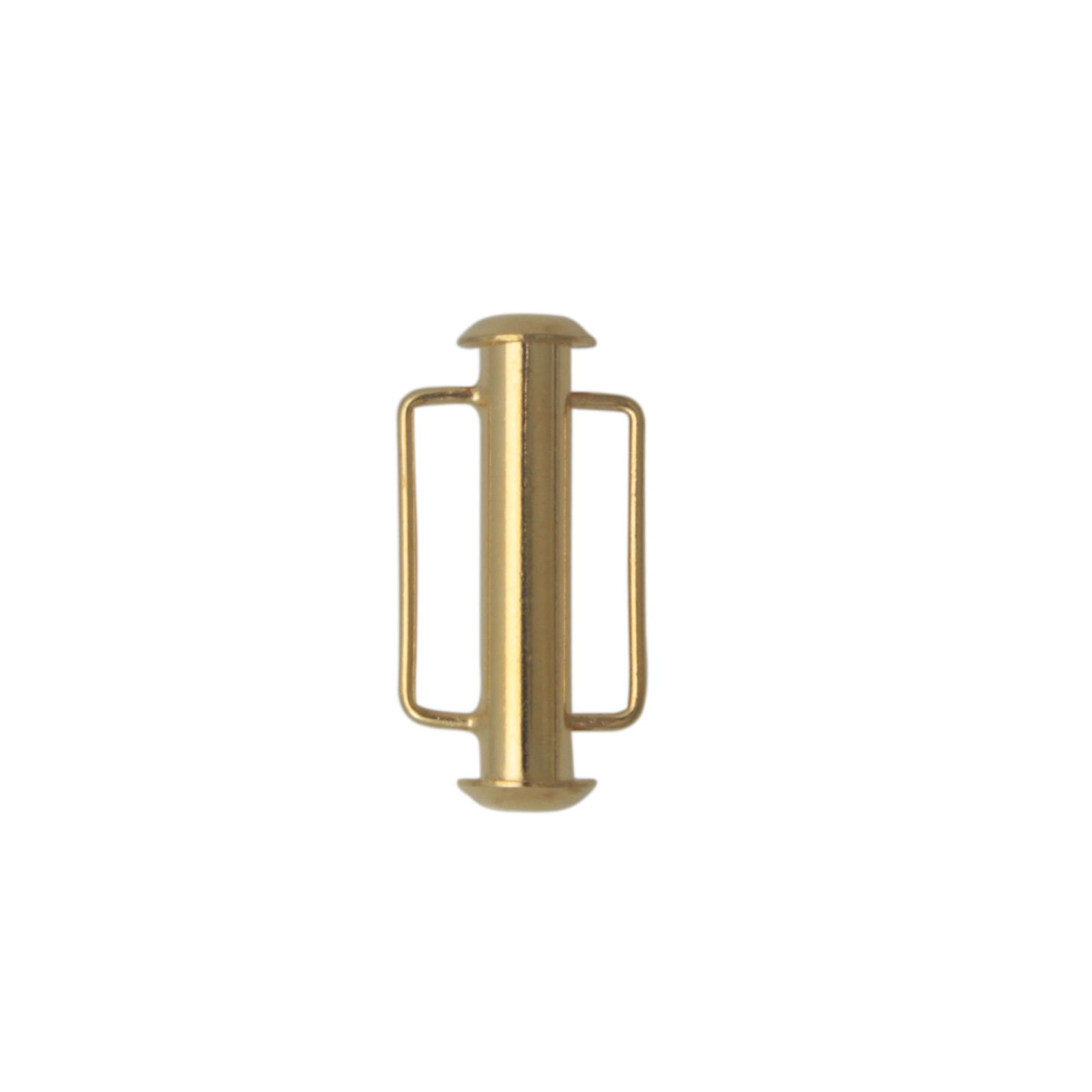 gold plated slide bar clasp 21,5mm (width 13mm) | 1pc