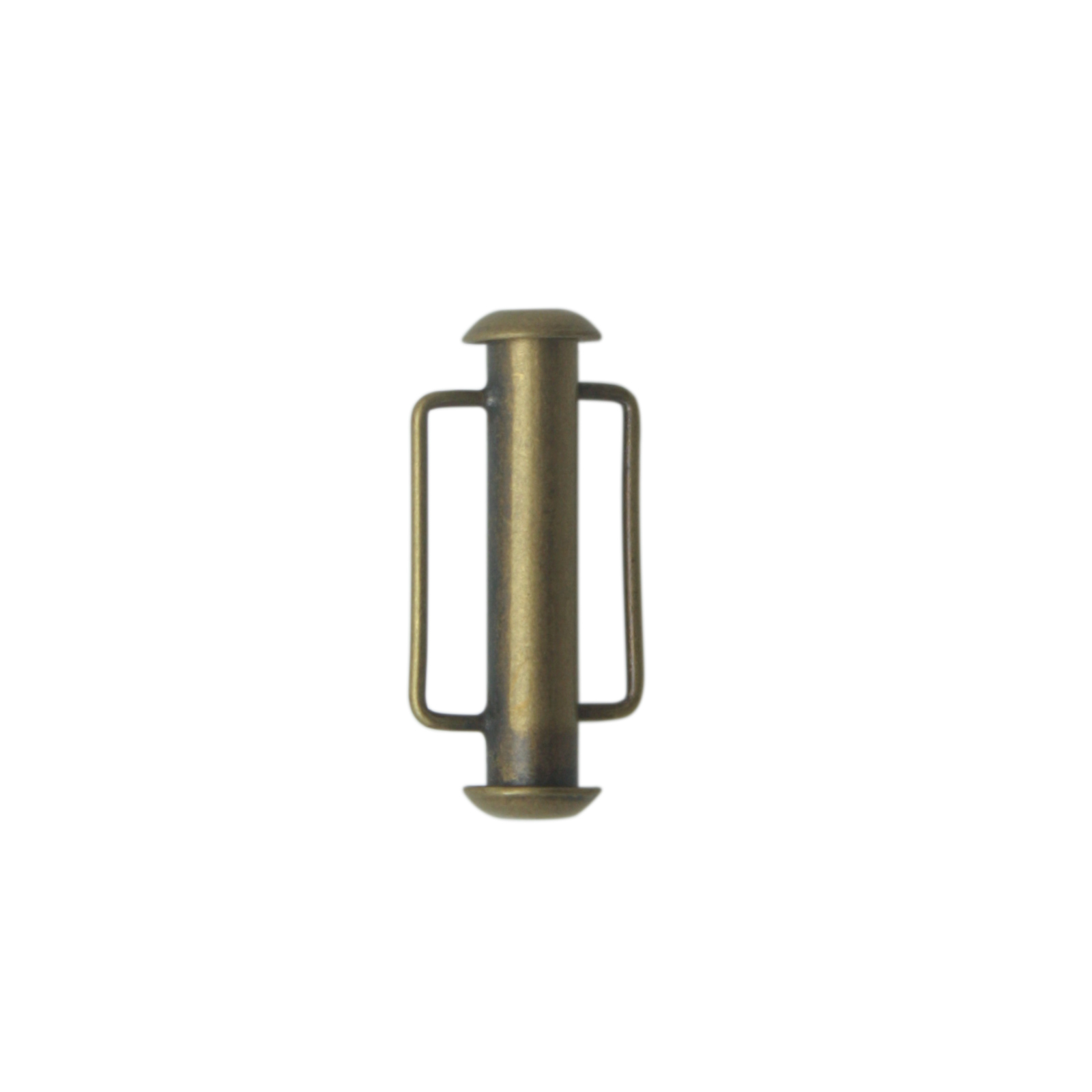 antique bronze plated slide bar clasp 21,5mm (width 13mm) | 1pc
