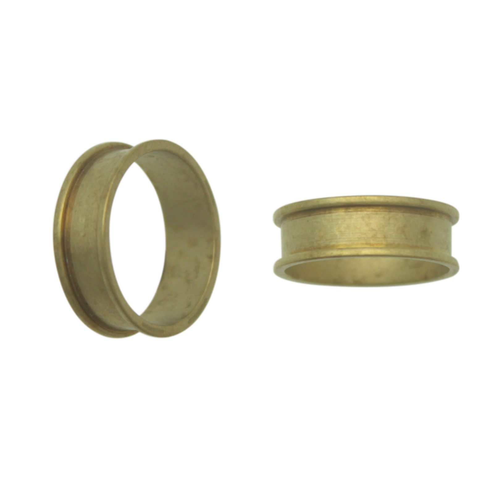 ring rohes messing 6,4mm mit rille (größe 14.5) | 2st