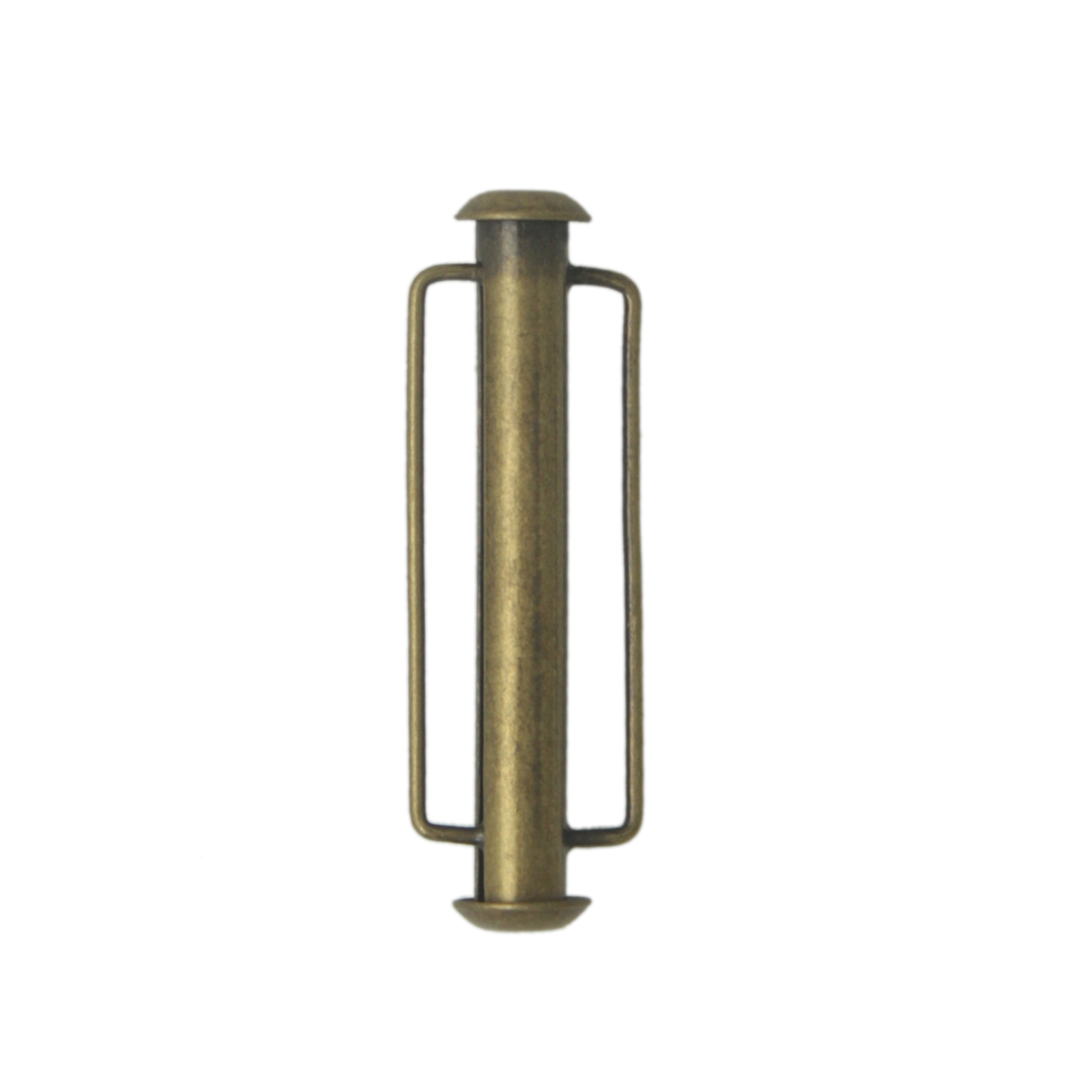 antique bronze plated slide bar clasp 31,5mm (width 23mm) | 1pc
