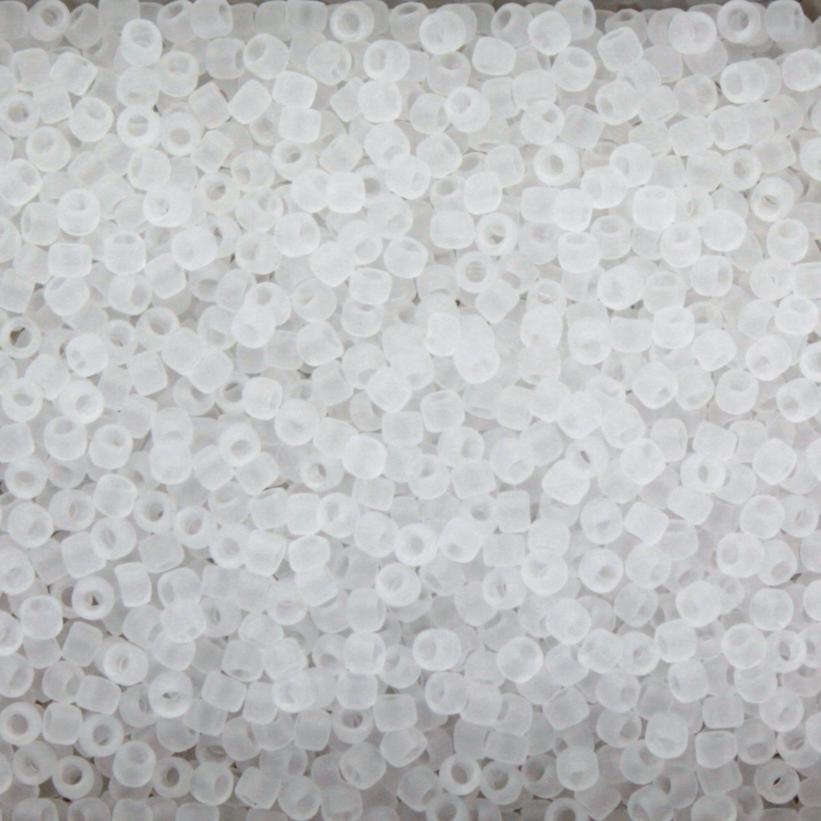 rocaille toho seed beads 15/0 - transaprent frosted crystal (1f) | 10gr